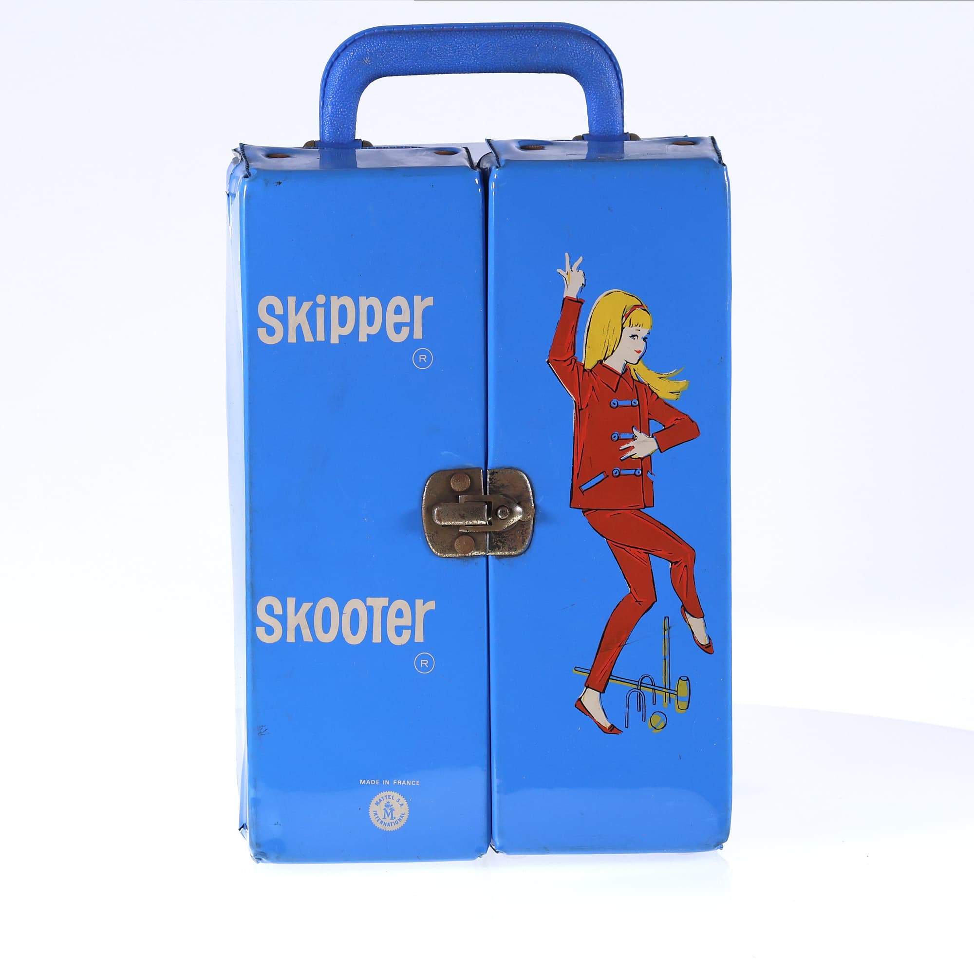 Mattel Skipper Skooter - Malette de rangement bleu avec boîte — miniature 11