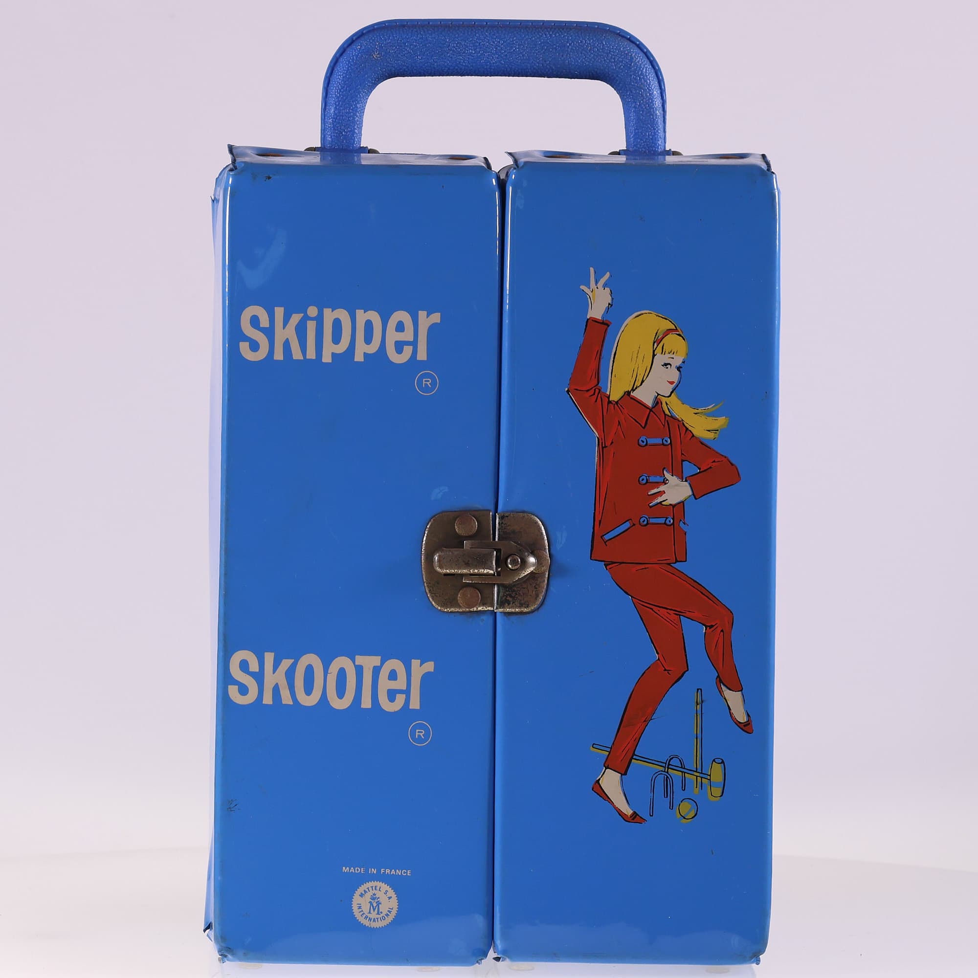 Mattel Skipper Skooter - Malette de rangement bleu avec boîte — miniature 3