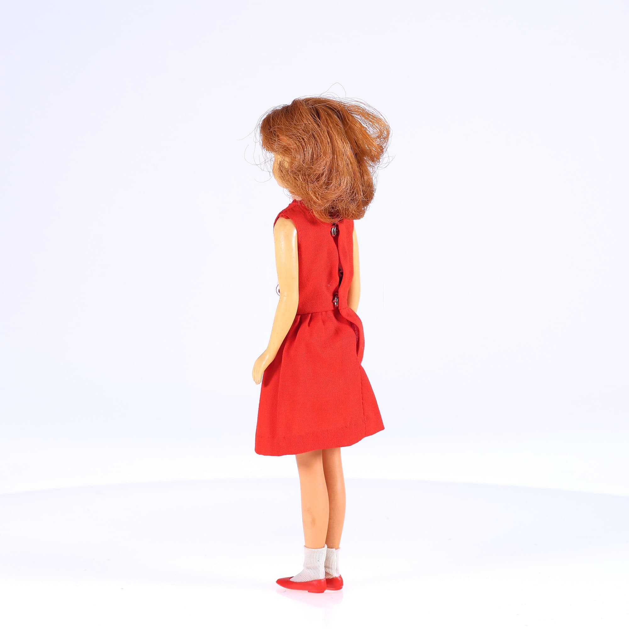 Mattel Barbie - Skipper - Robe Red Sensation 1901 1963 — miniature 4