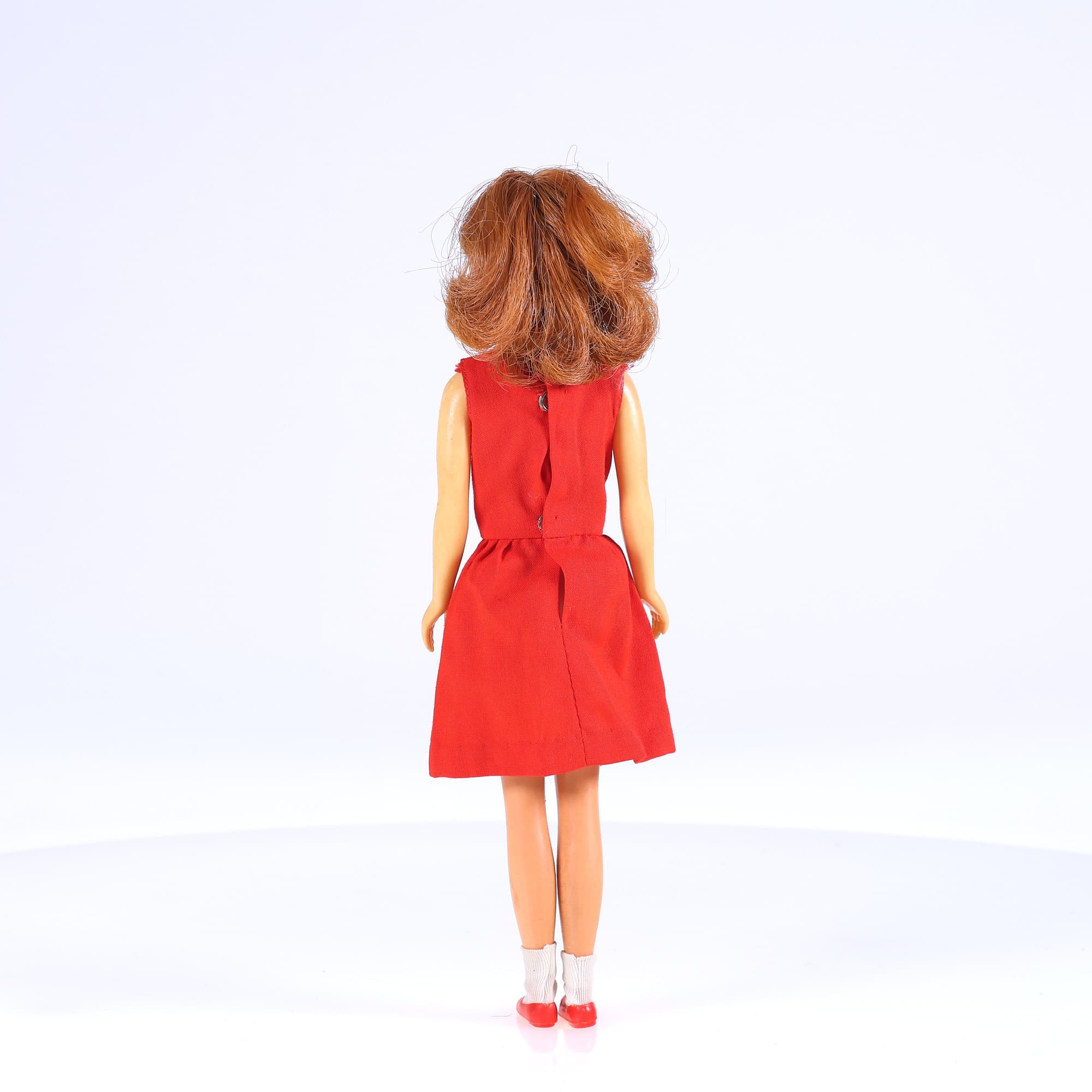 Mattel Barbie - Skipper - Robe Red Sensation 1901 1963 — miniature 5