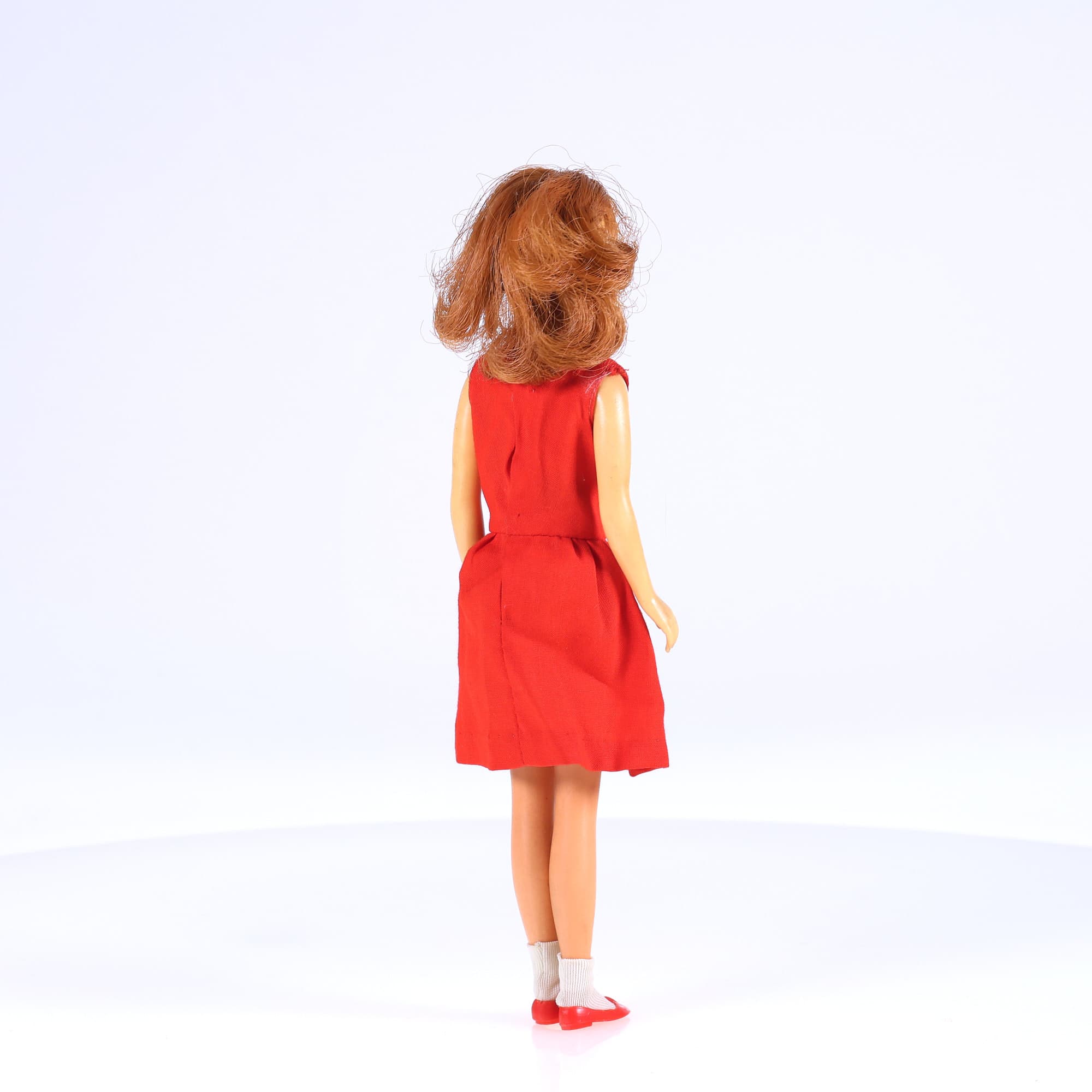 Mattel Barbie - Skipper - Robe Red Sensation 1901 1963 — miniature 6