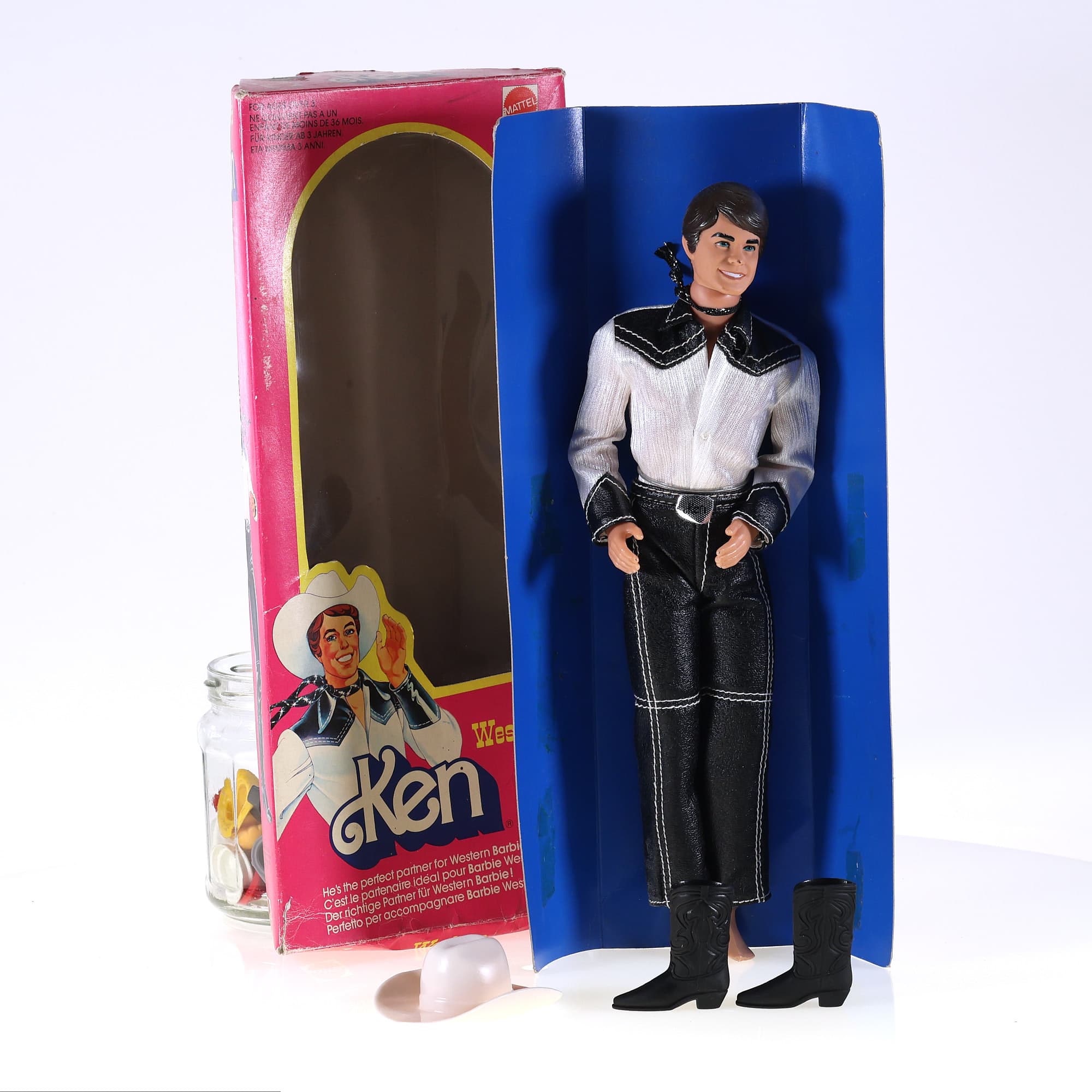 Mattel Barbie Ken western 3600 1980 sans boîte