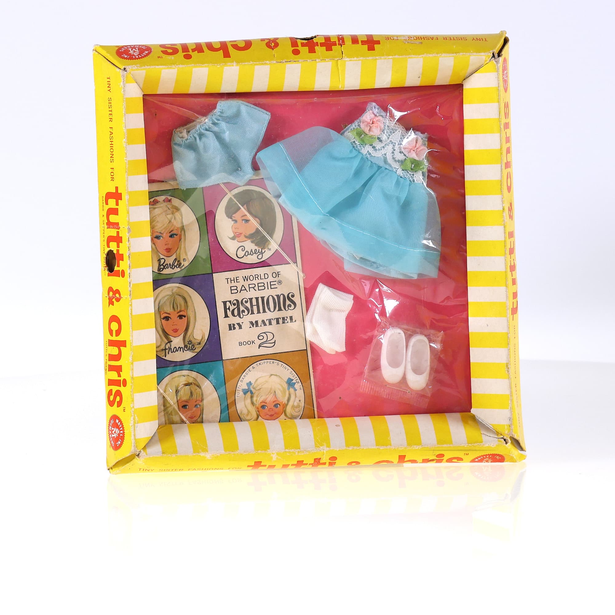 Mattel Tutti & Chris Set vêtements Fashions Book 2  1966 neuf avec boîte
