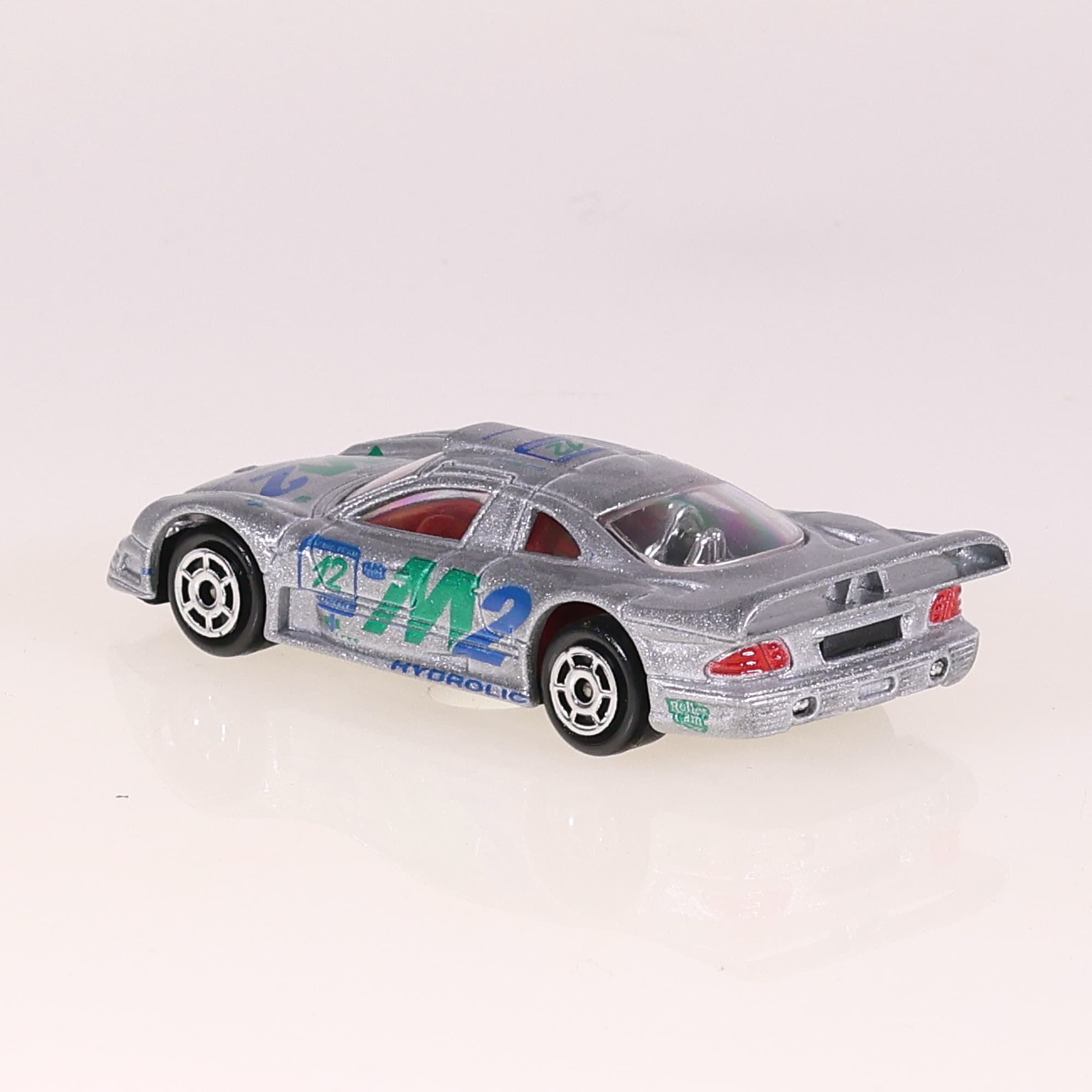 Majorette 232 Mercedes CLK GTR #12 1/63 Gris avec boîte — miniature 3