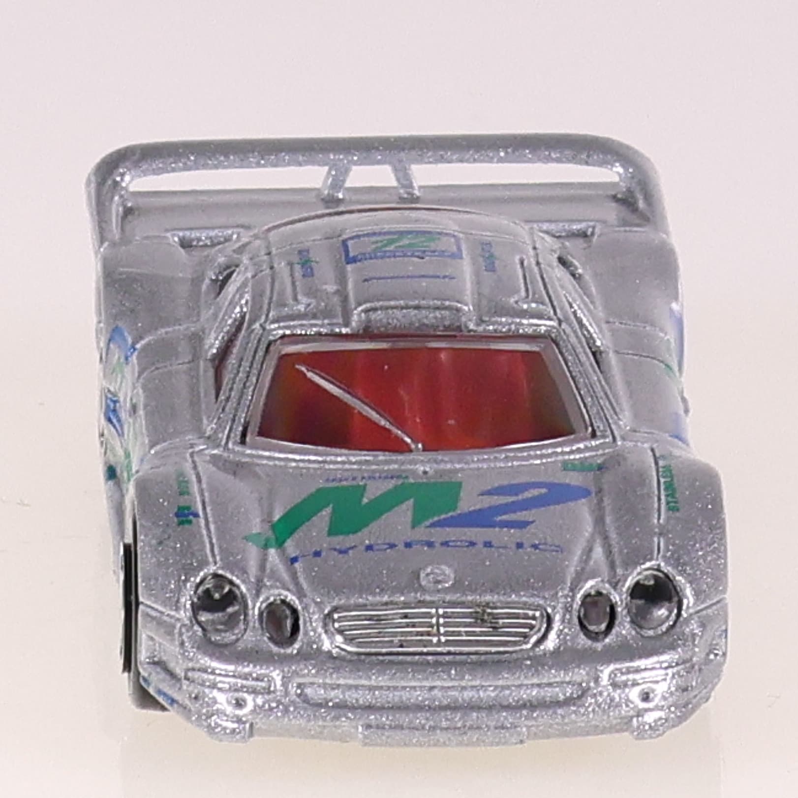 Majorette 232 Mercedes CLK GTR #12 1/63 Gris avec boîte — miniature 8