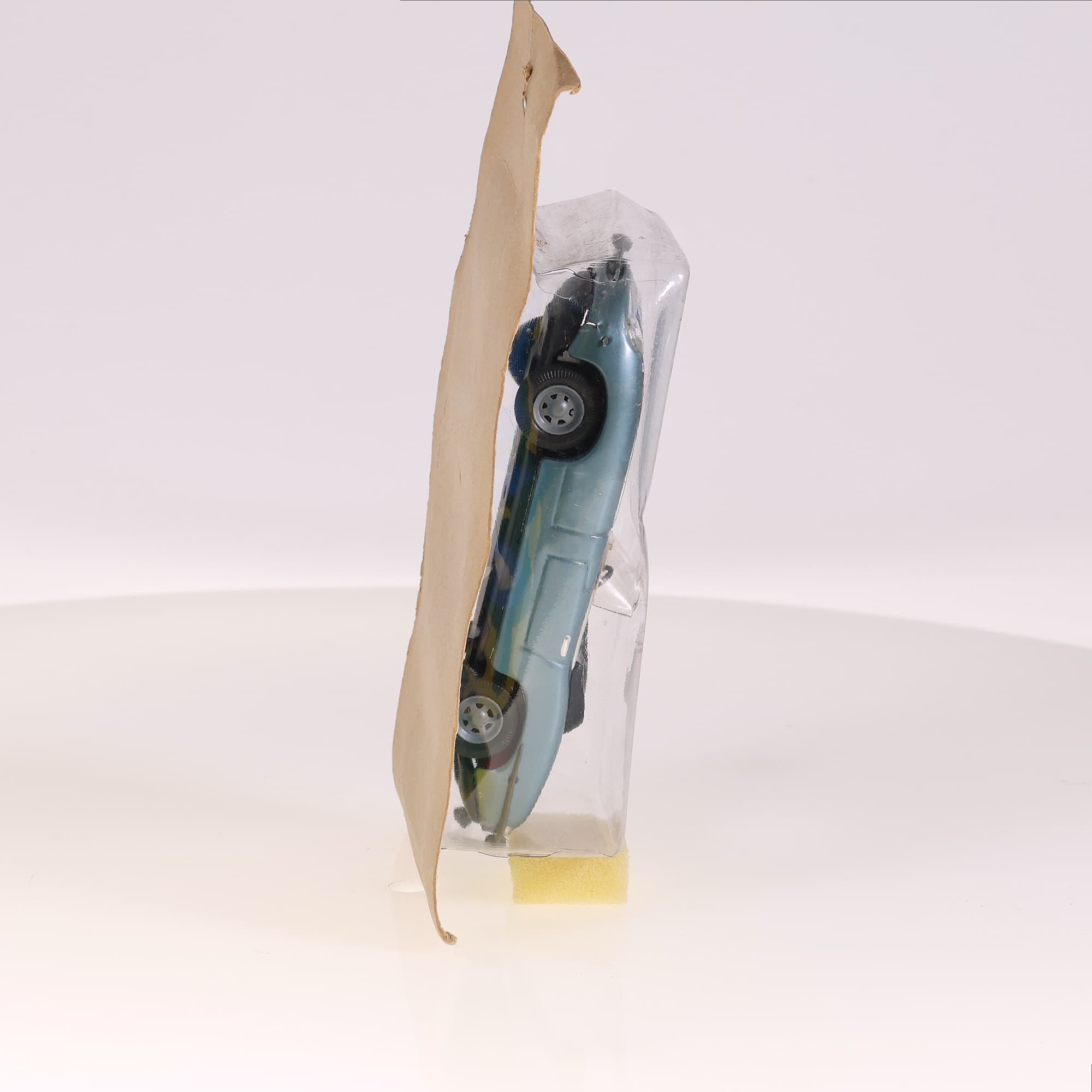 Huki 202 cabriolet Topmod friction 14 cm Bleu avec boîte — miniature 7