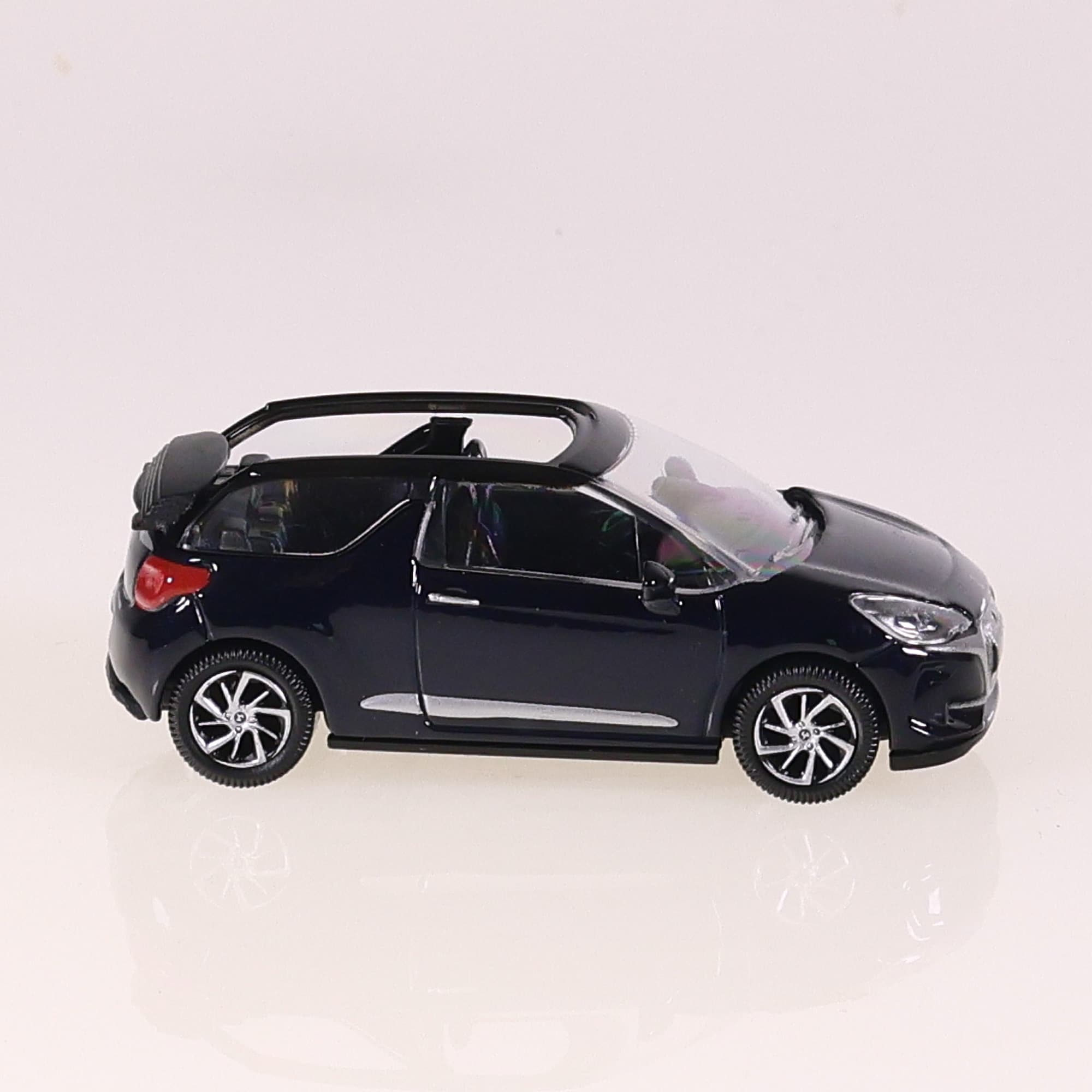 Norev DS Automobiles 3 Cabrio 1/64 Bleu sans boîte — miniature 6