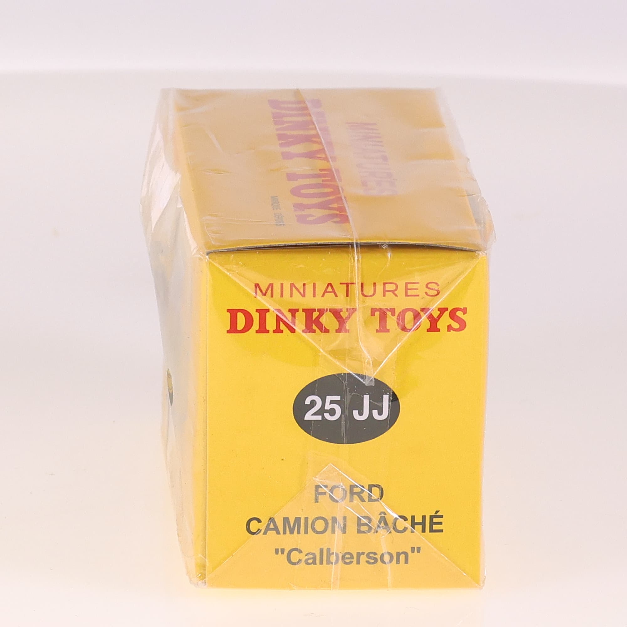 Atlas Dinky 25 JJ Ford Camion Bâché "Calberson" 1/43 Jaune avec boîte — miniature 3