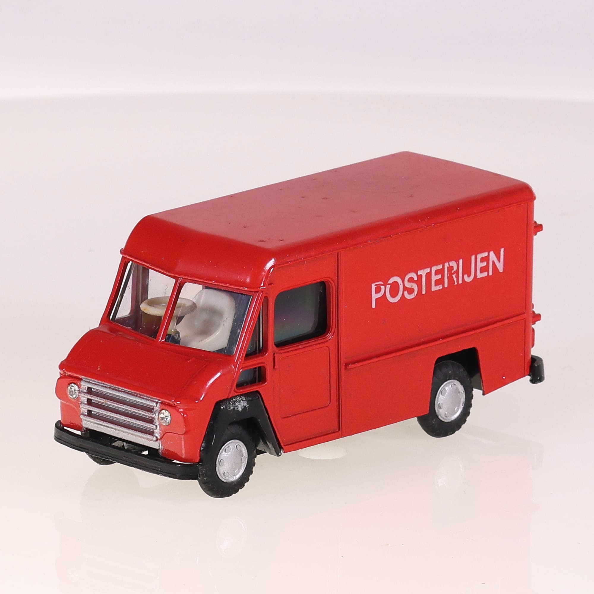 Lion Car 55 Commer Bestelwagen Posterijen 1/43 Rouge avec boîte — miniature 9