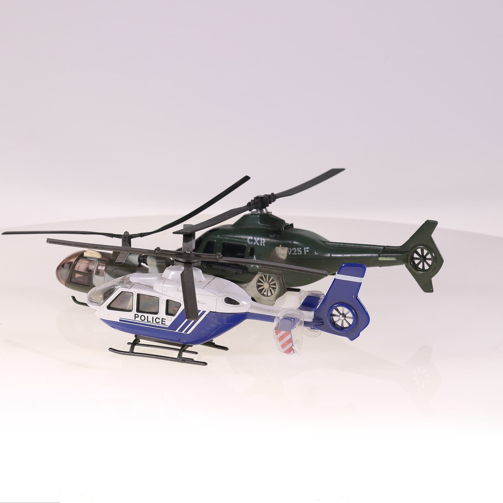 Solido Gazelle Majorette sonic flashers lot de 3 hélicoptères  — miniature 3