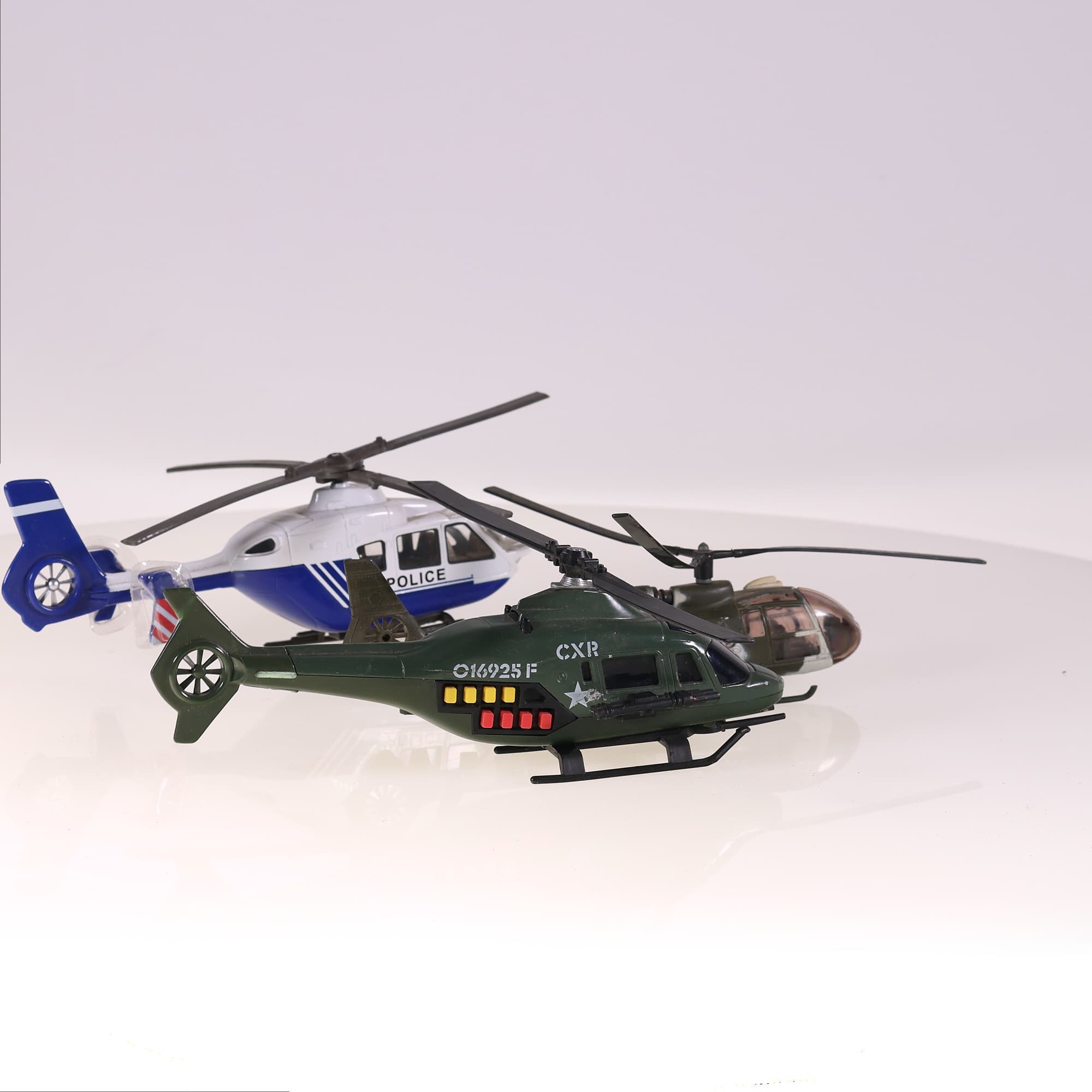Solido Gazelle Majorette sonic flashers lot de 3 hélicoptères  — miniature 6