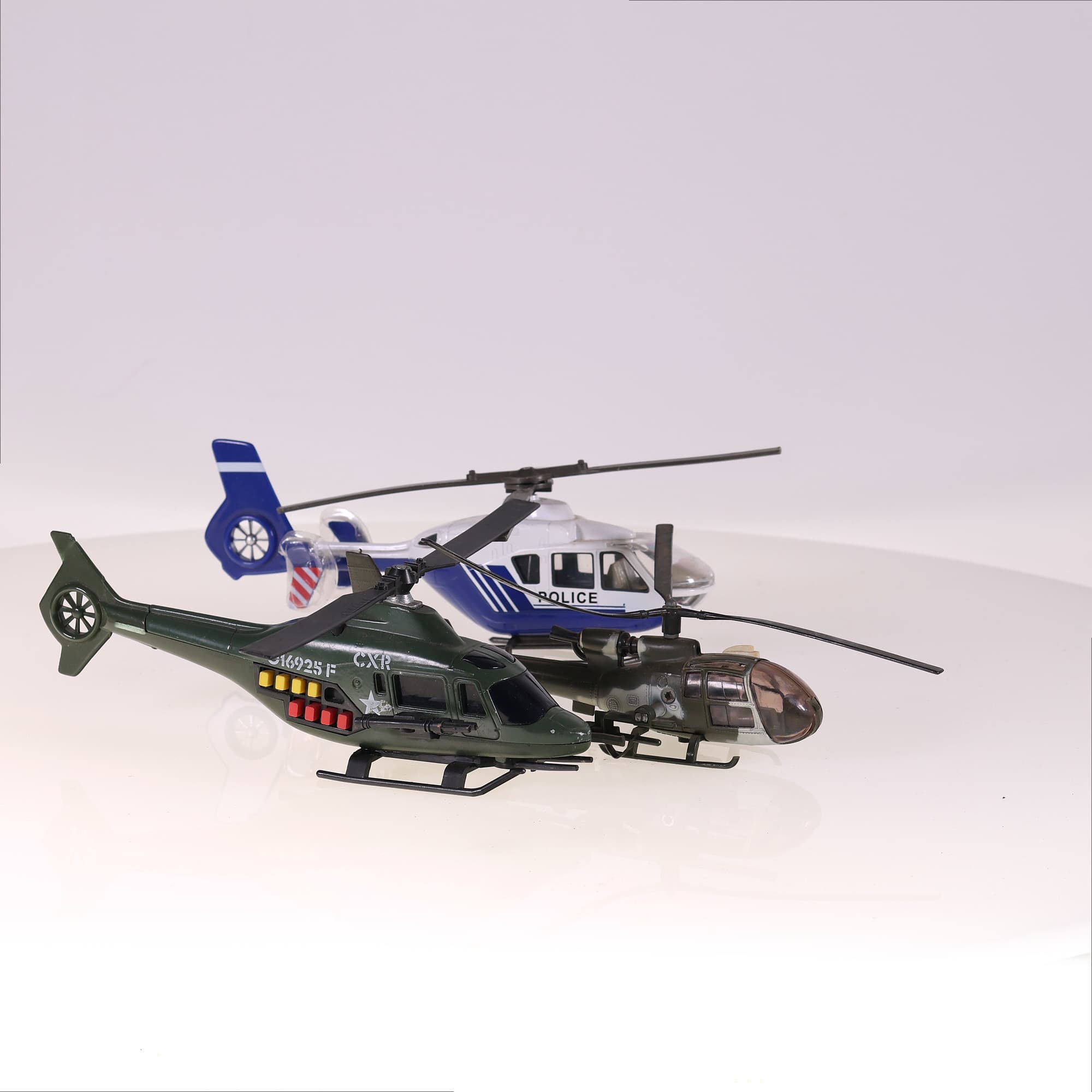 Solido Gazelle Majorette sonic flashers lot de 3 hélicoptères  — miniature 7