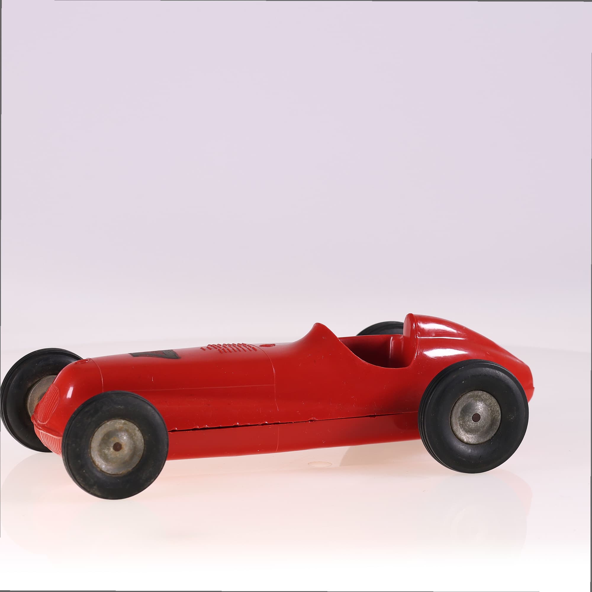 Rite Spot Plastic voiture de course mécanique clé #7 23,5 cm Rouge sans boîte — miniature 2