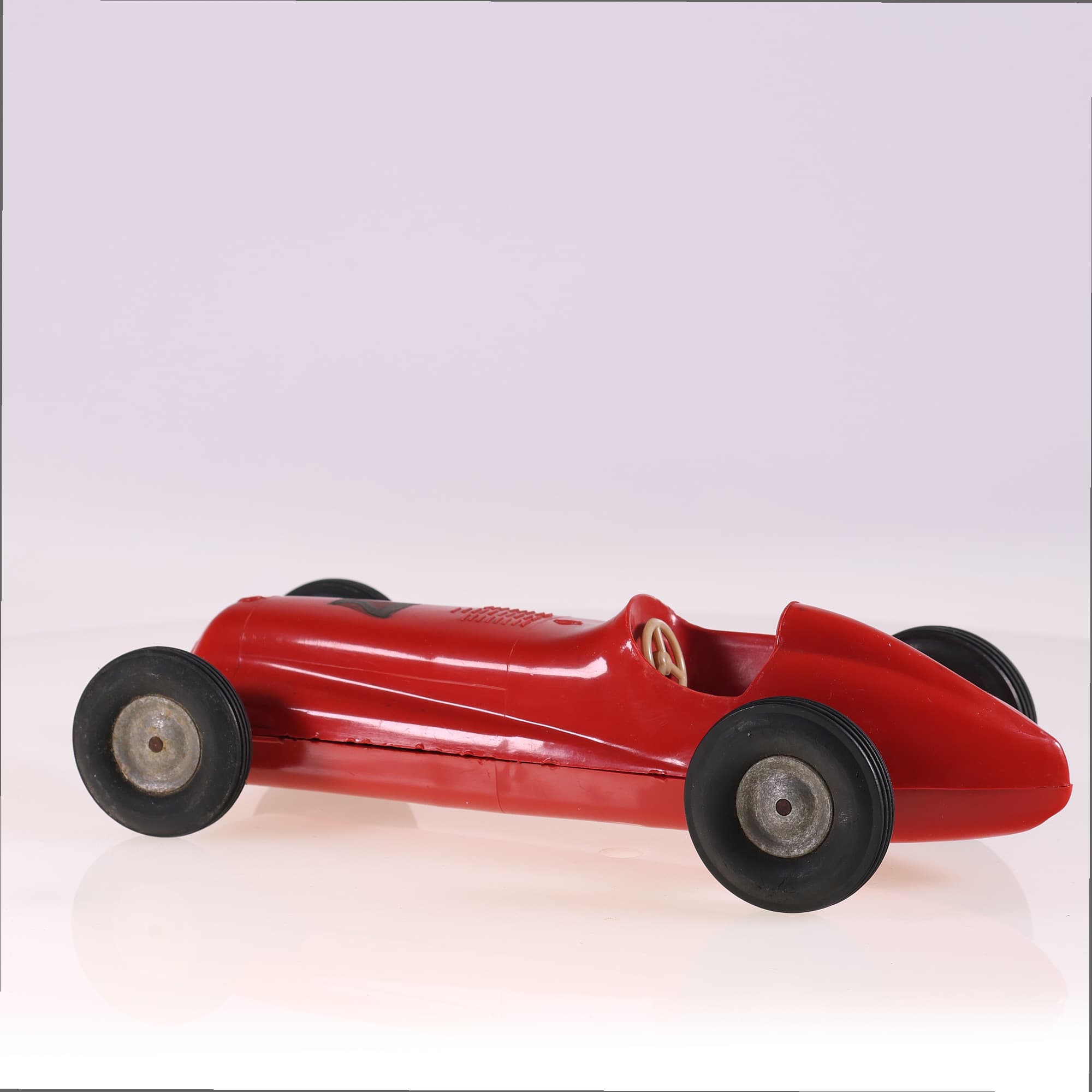 Rite Spot Plastic voiture de course mécanique clé #7 23,5 cm Rouge sans boîte — miniature 3