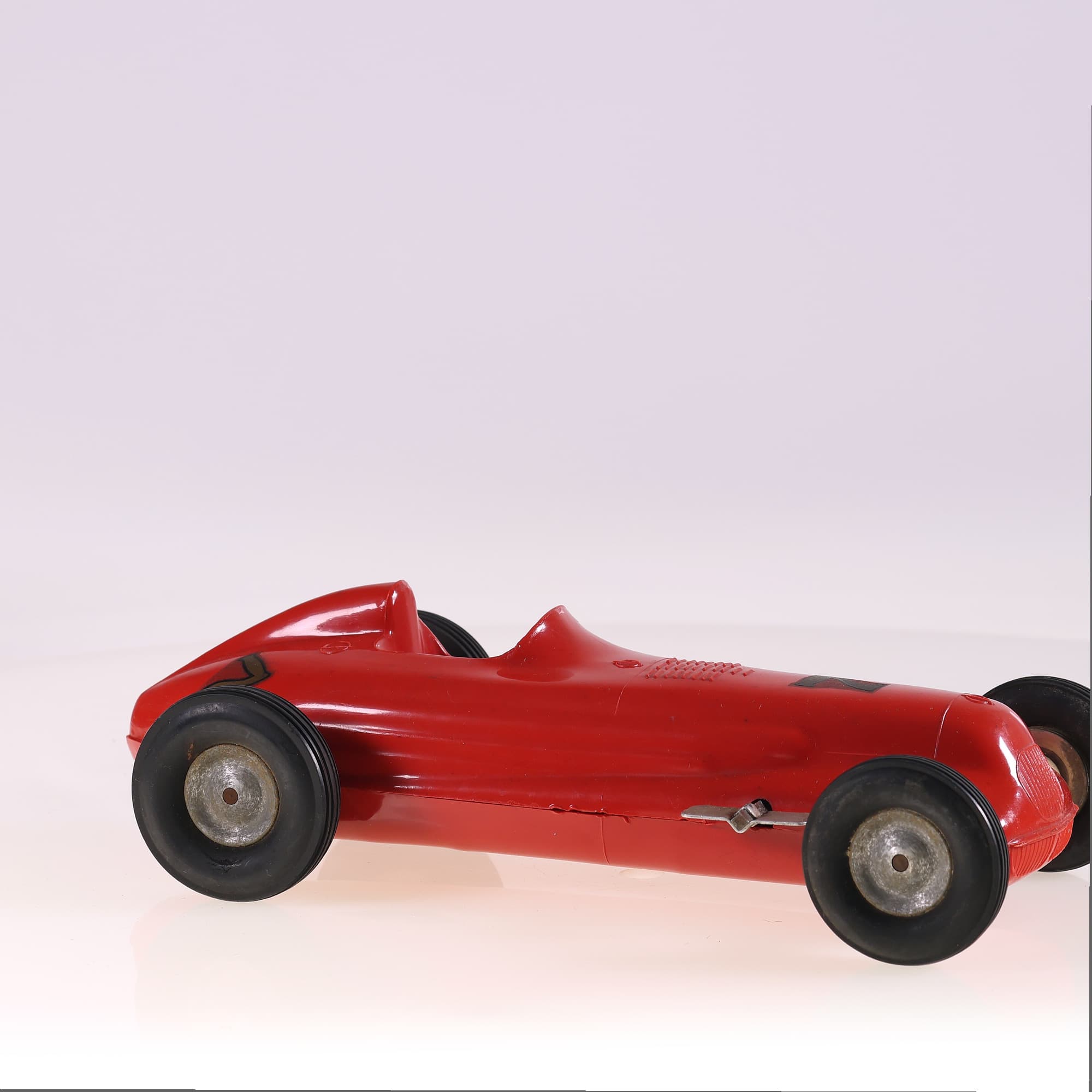 Rite Spot Plastic voiture de course mécanique clé #7 23,5 cm Rouge sans boîte — miniature 7