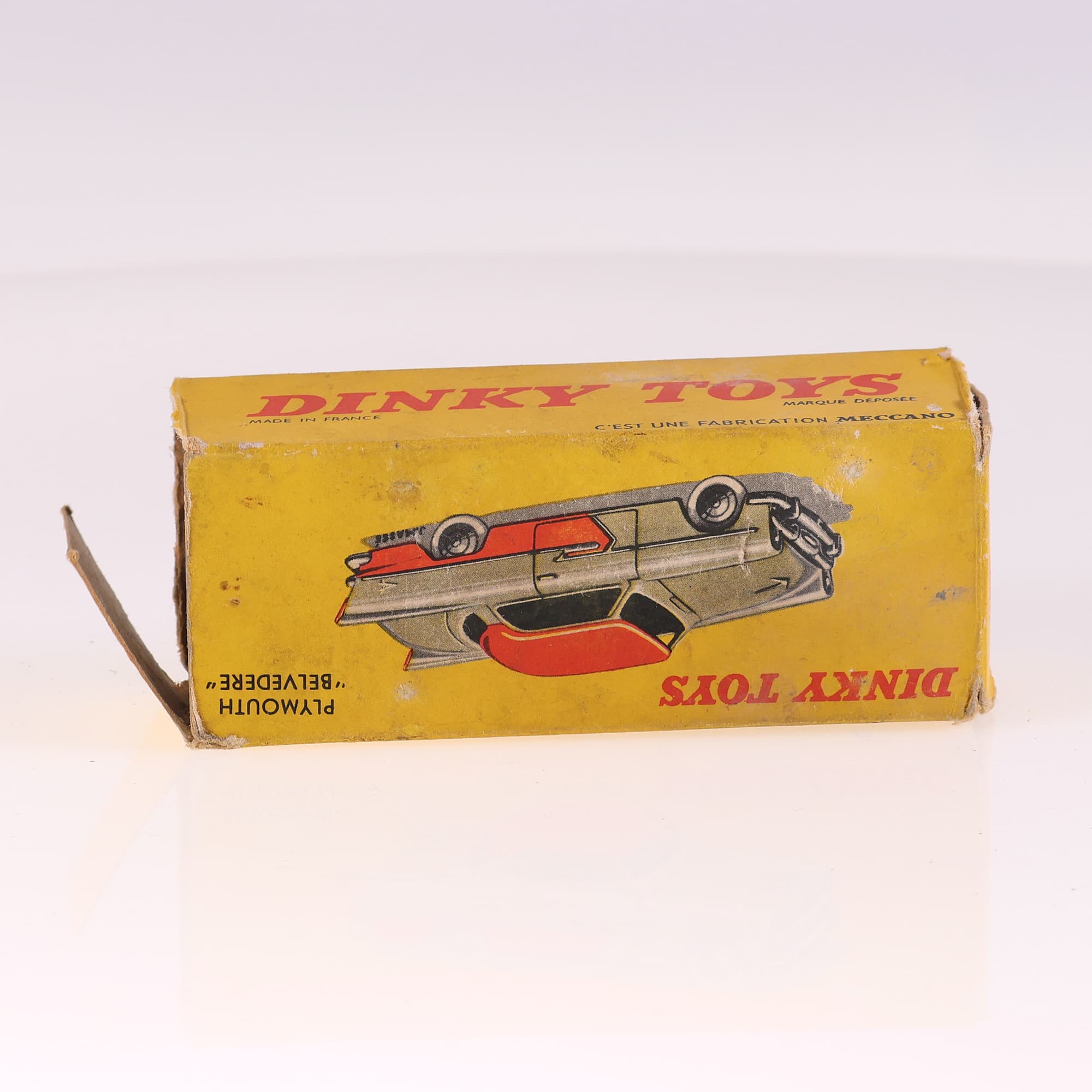 Dinky Toys 24 D Plymouth Belvedere 1/43 Bicolore Grade C avec boîte — miniature 13