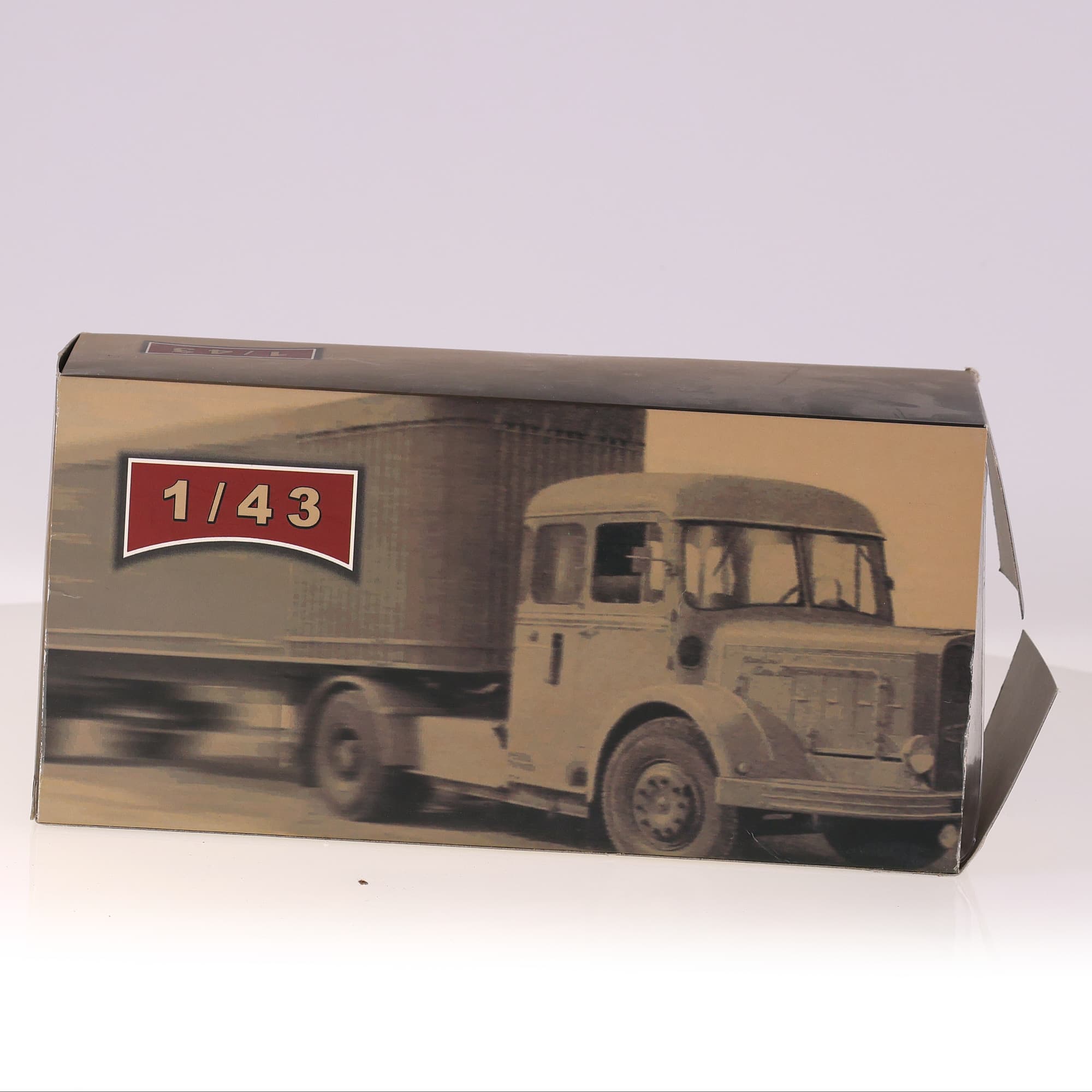 Kiosque Calberson Camion Berliet GLR CALBERSON 1/43 Bicolore avec boîte — miniature 12