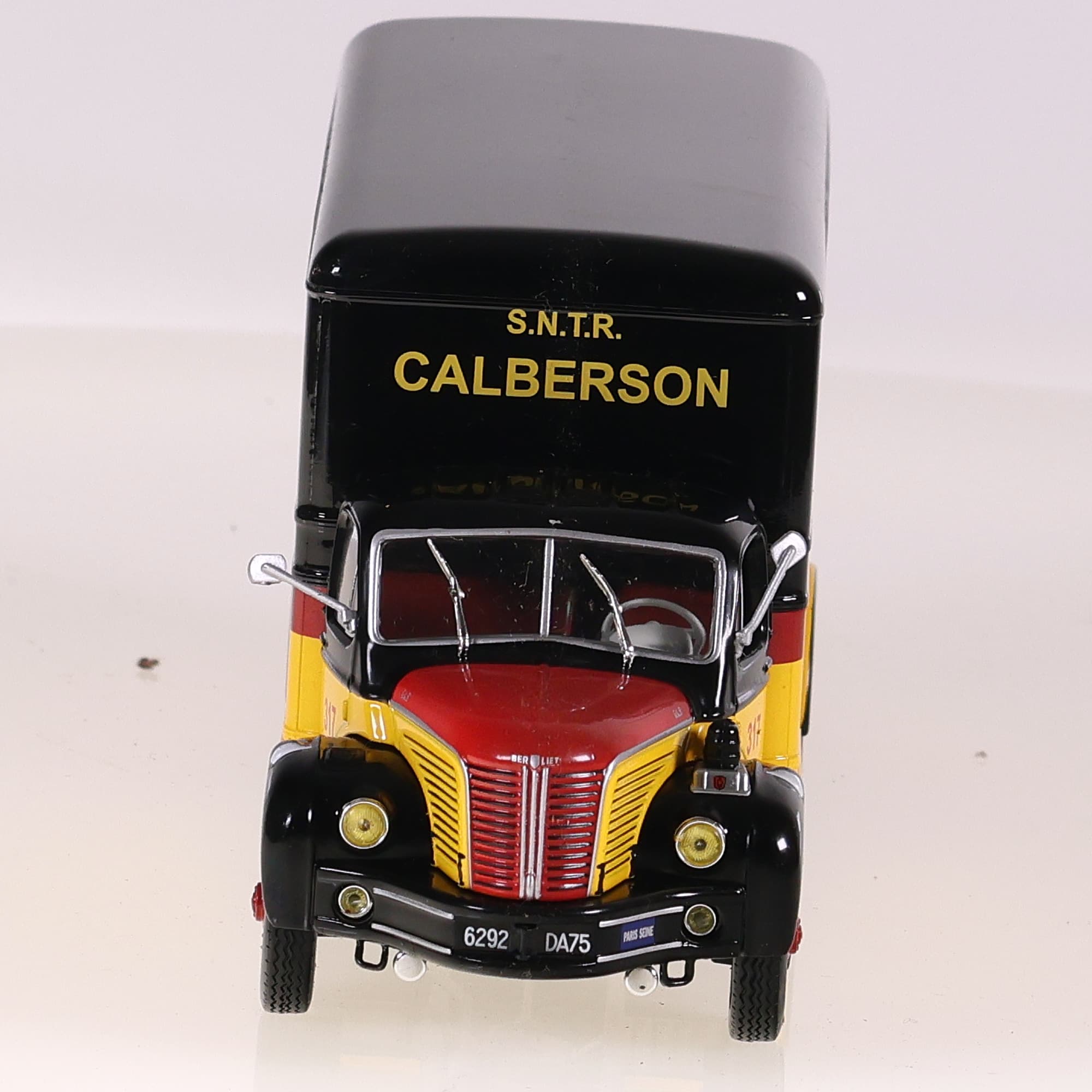 Kiosque Calberson Camion Berliet GLR CALBERSON 1/43 Bicolore avec boîte — miniature 8