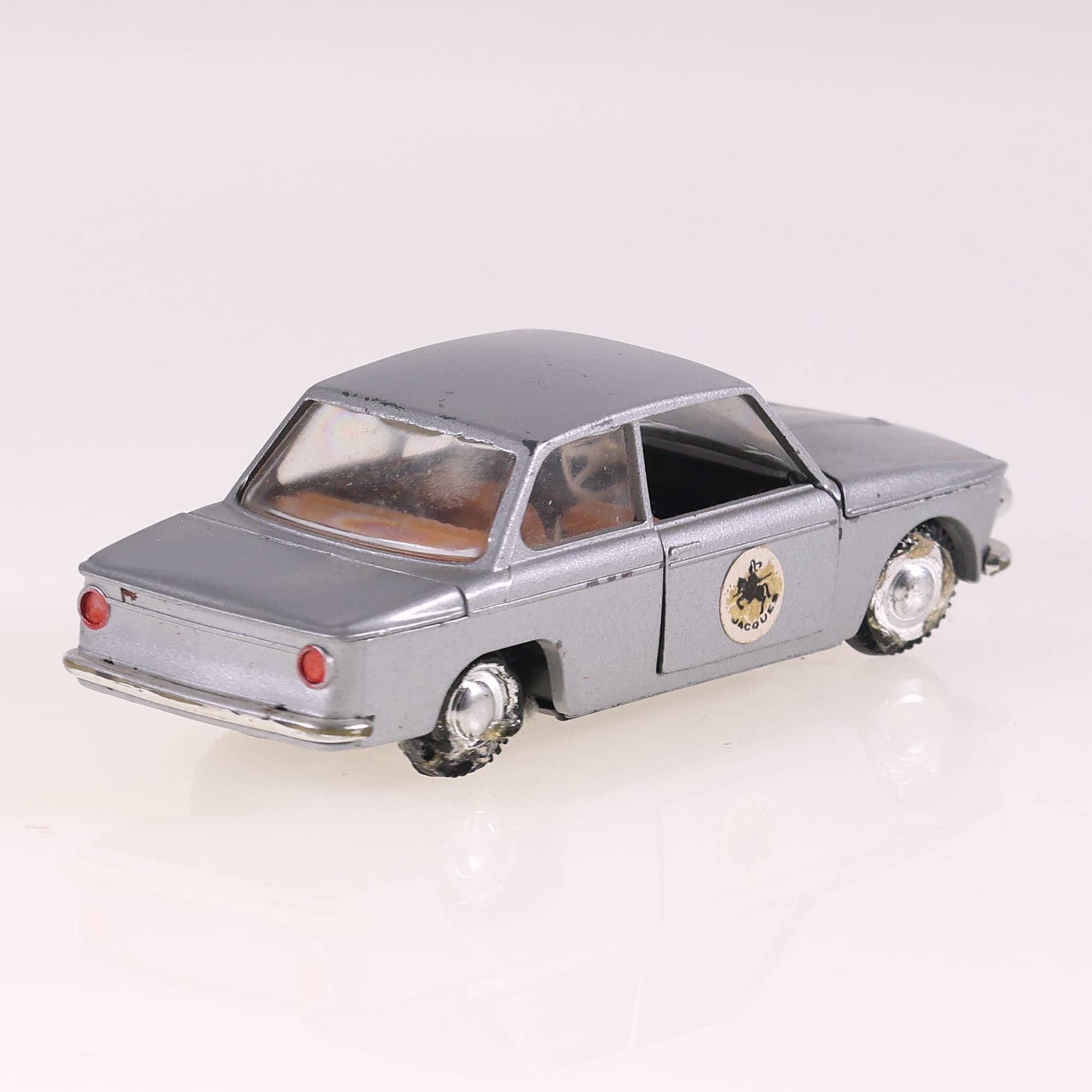 Jacques superchocolat BMW 1600 1/43 Gris Grade B sans boîte — miniature 5
