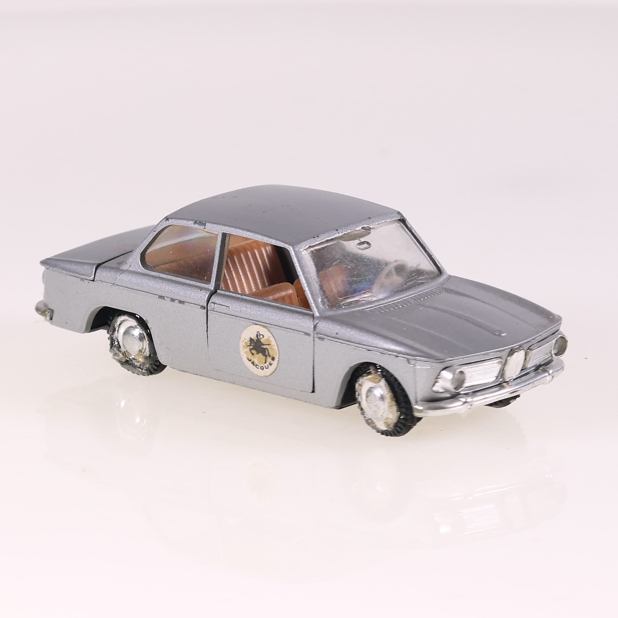 Jacques superchocolat BMW 1600 1/43 Gris Grade B sans boîte — miniature 7