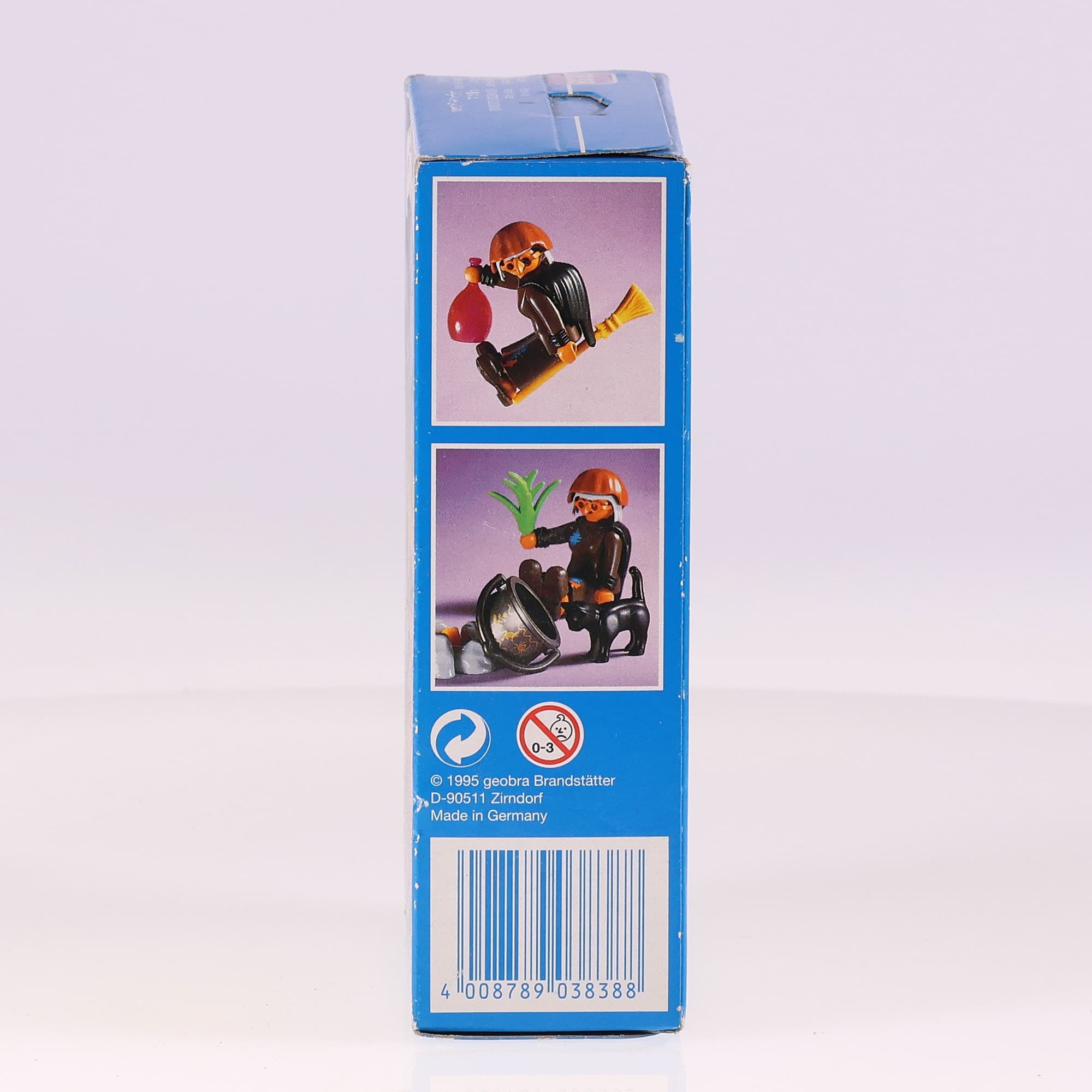 Playmobil 3838 sorcière avec chaudron avec boîte de 1995 — miniature 3
