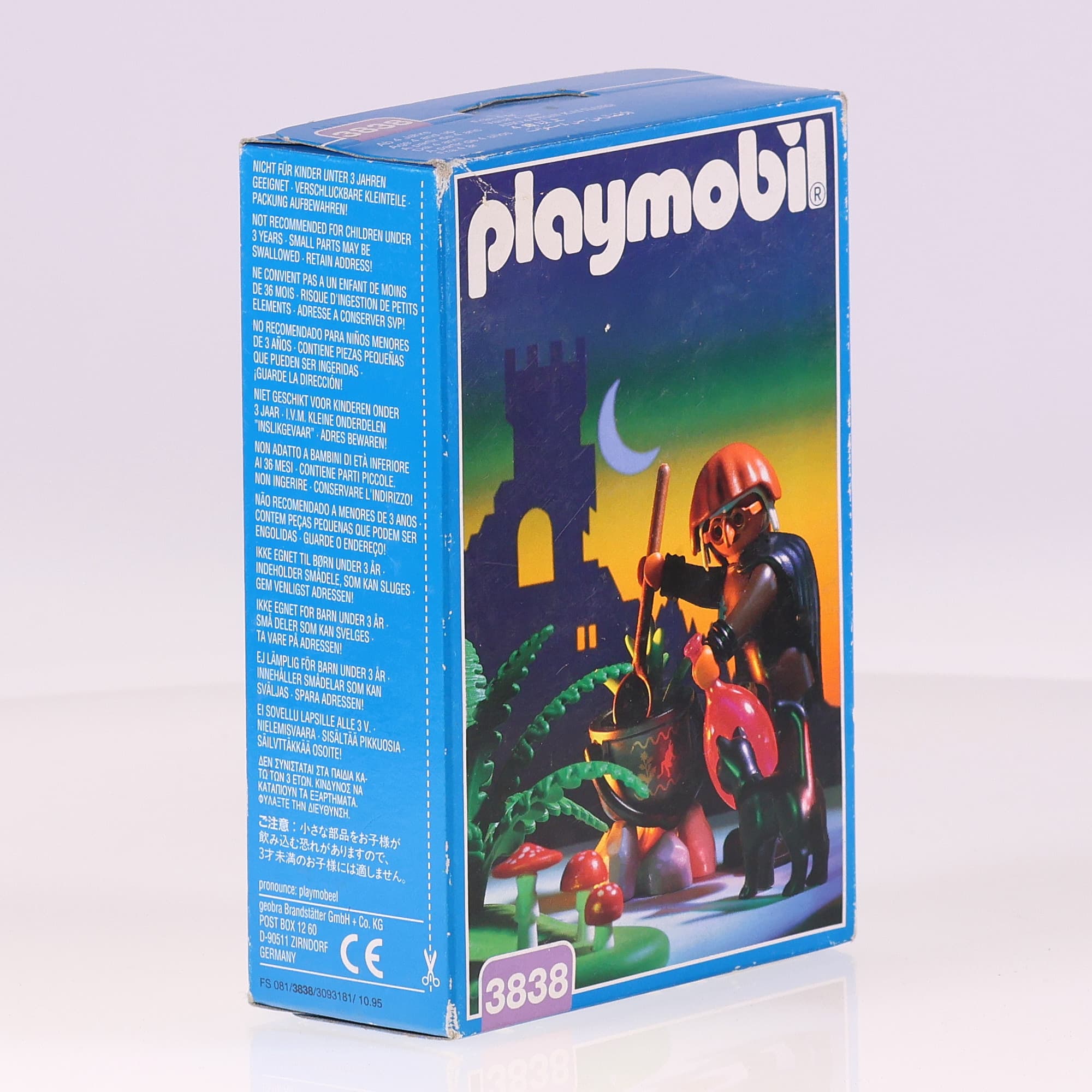 Playmobil 3838 sorcière avec chaudron avec boîte de 1995 — miniature 8