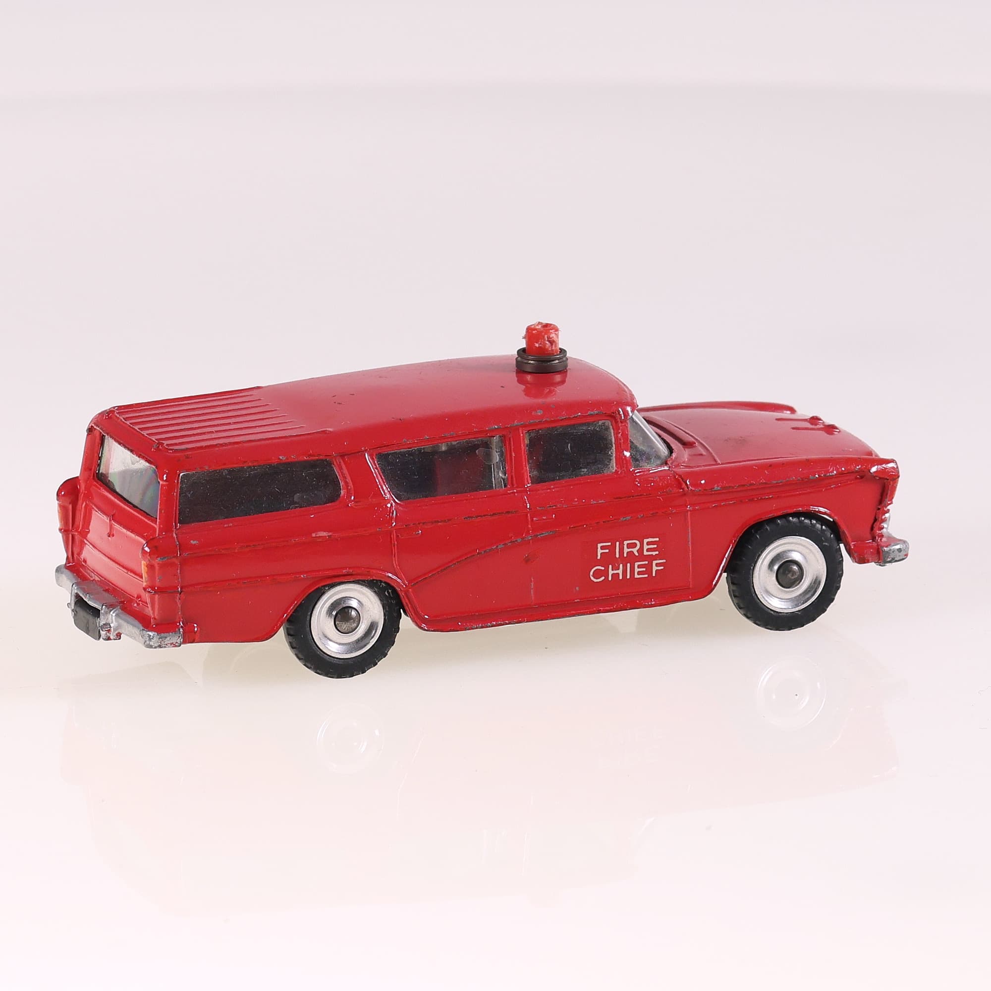 Dinky Toys 257 Nash Rambler Fire Chief 1/43 Rouge sans boîte — miniature 6