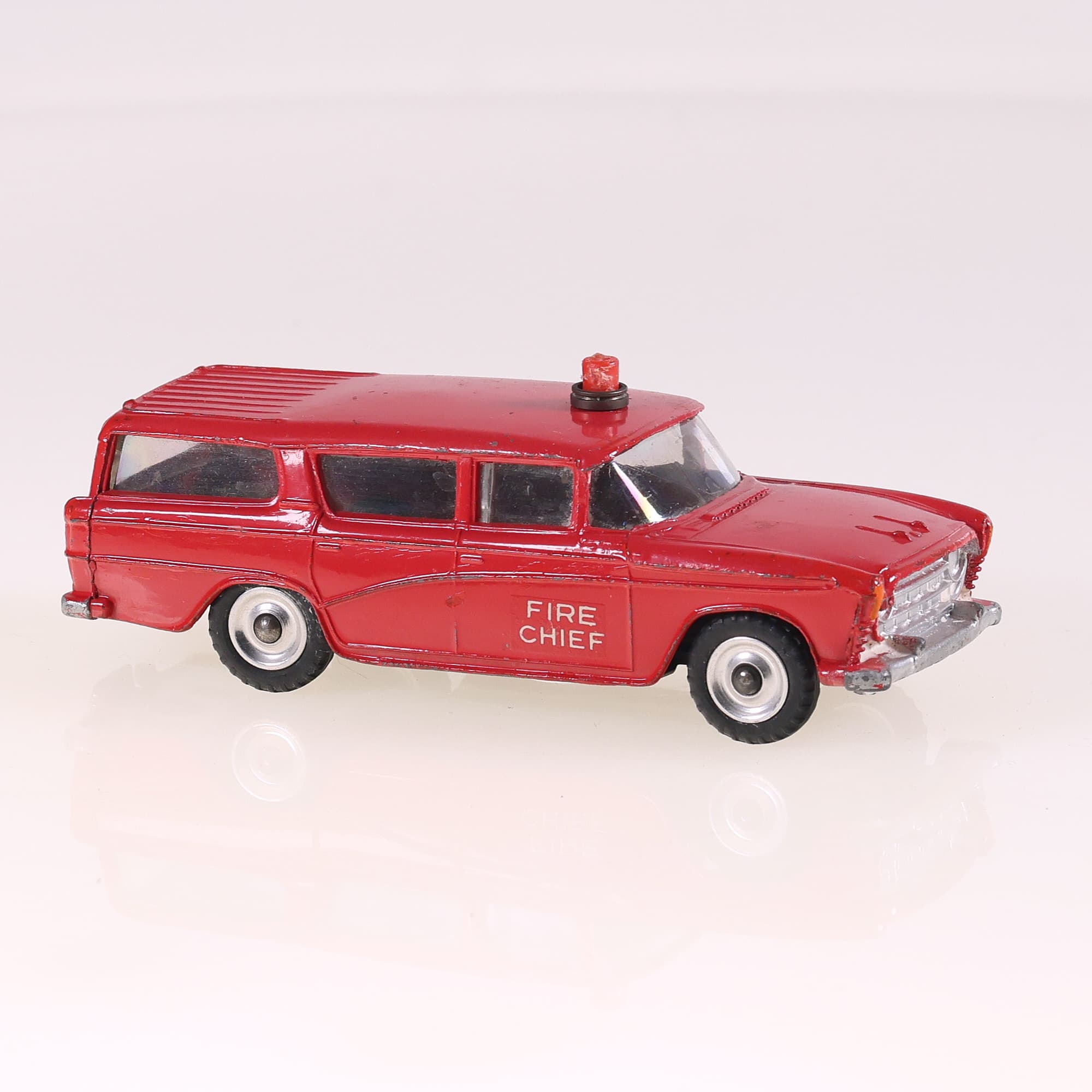 Dinky Toys 257 Nash Rambler Fire Chief 1/43 Rouge sans boîte — miniature 7