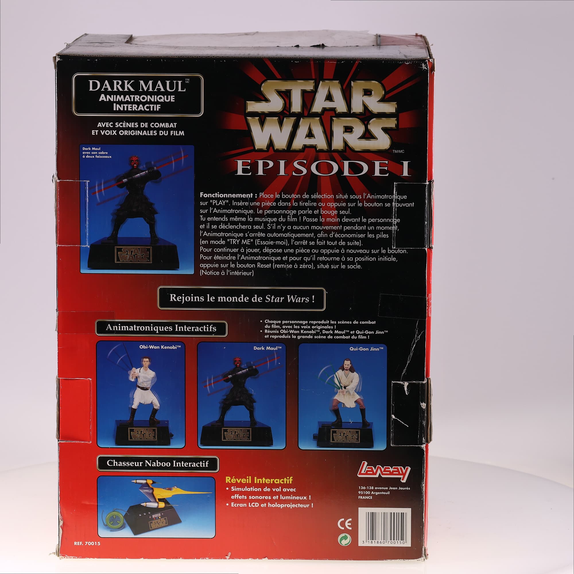 Thinkway Toys Dark Maul Animatronique Interactif - Episode I Grade B avec boîte — miniature 13