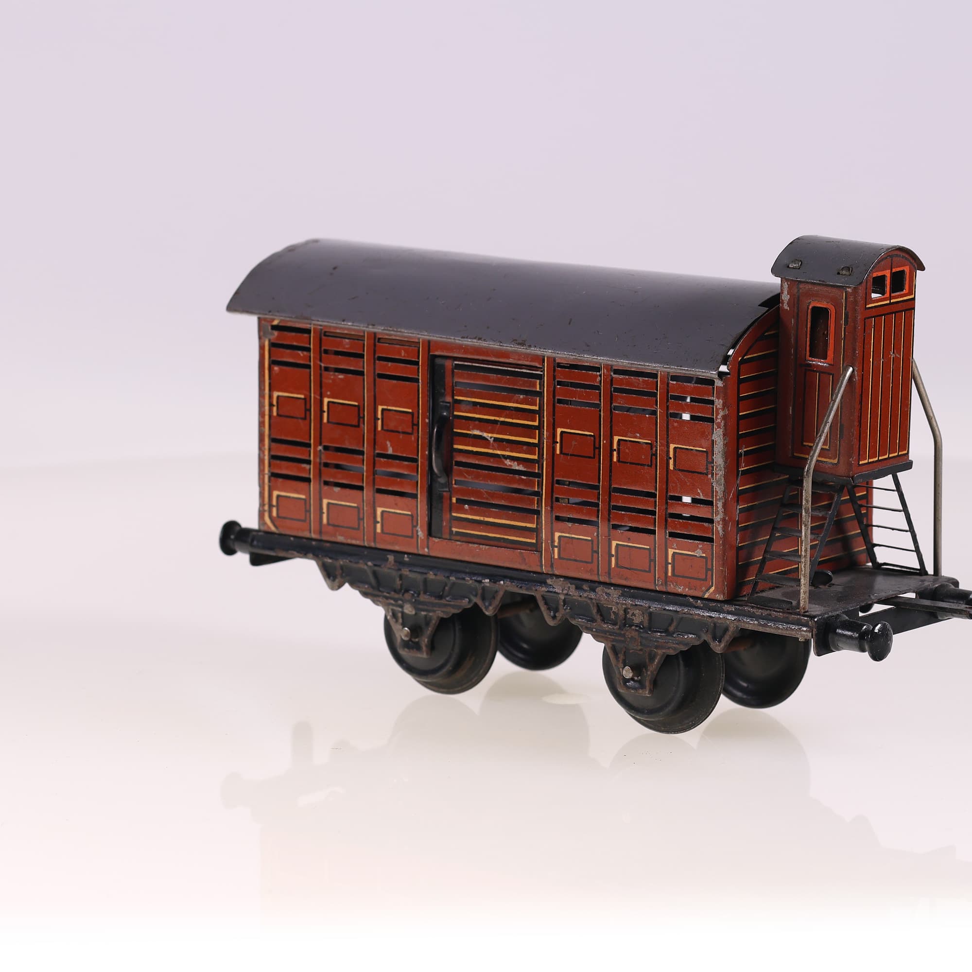 Märklin? wagon fourgon avec guérite O  — miniature 3