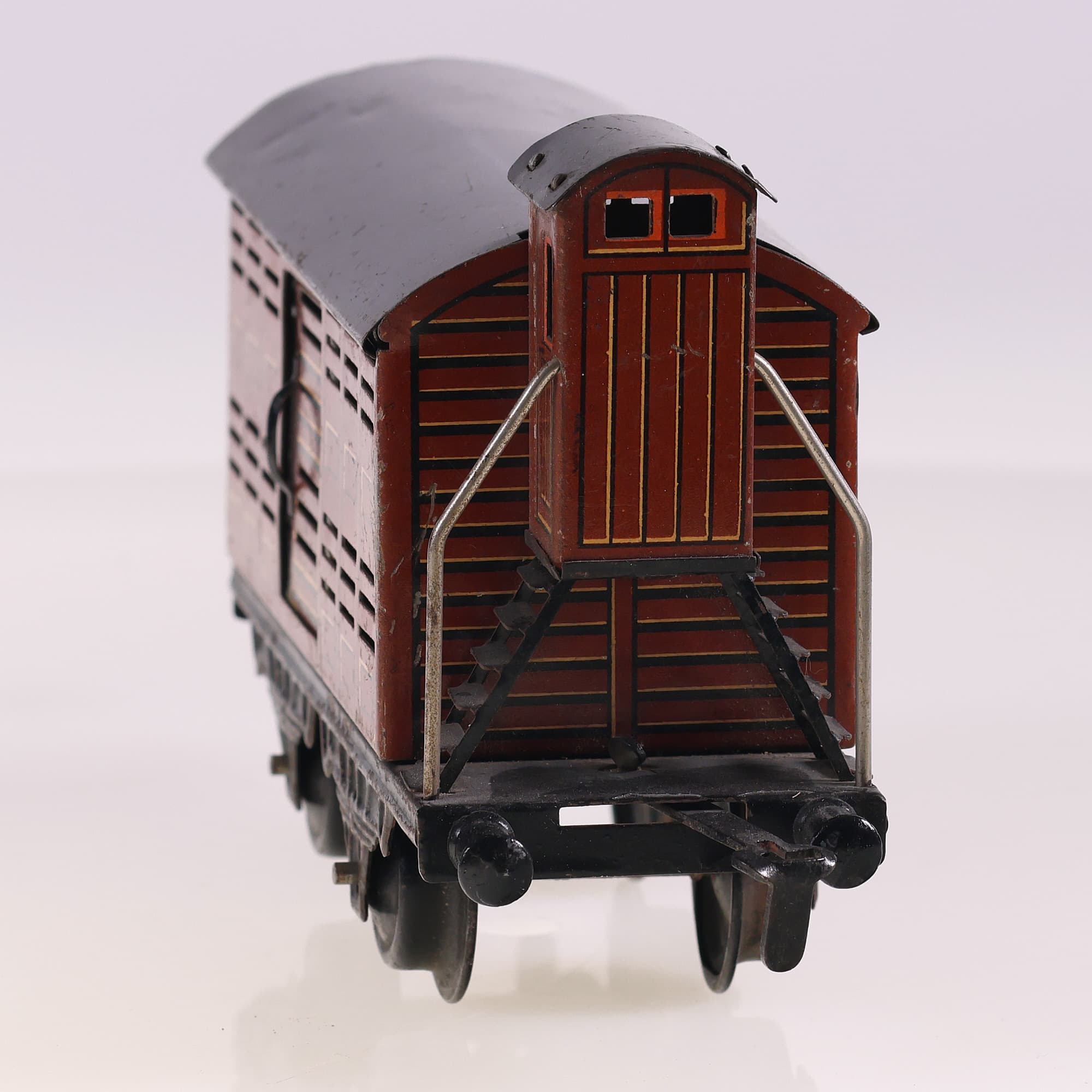 Märklin? wagon fourgon avec guérite O  — miniature 4