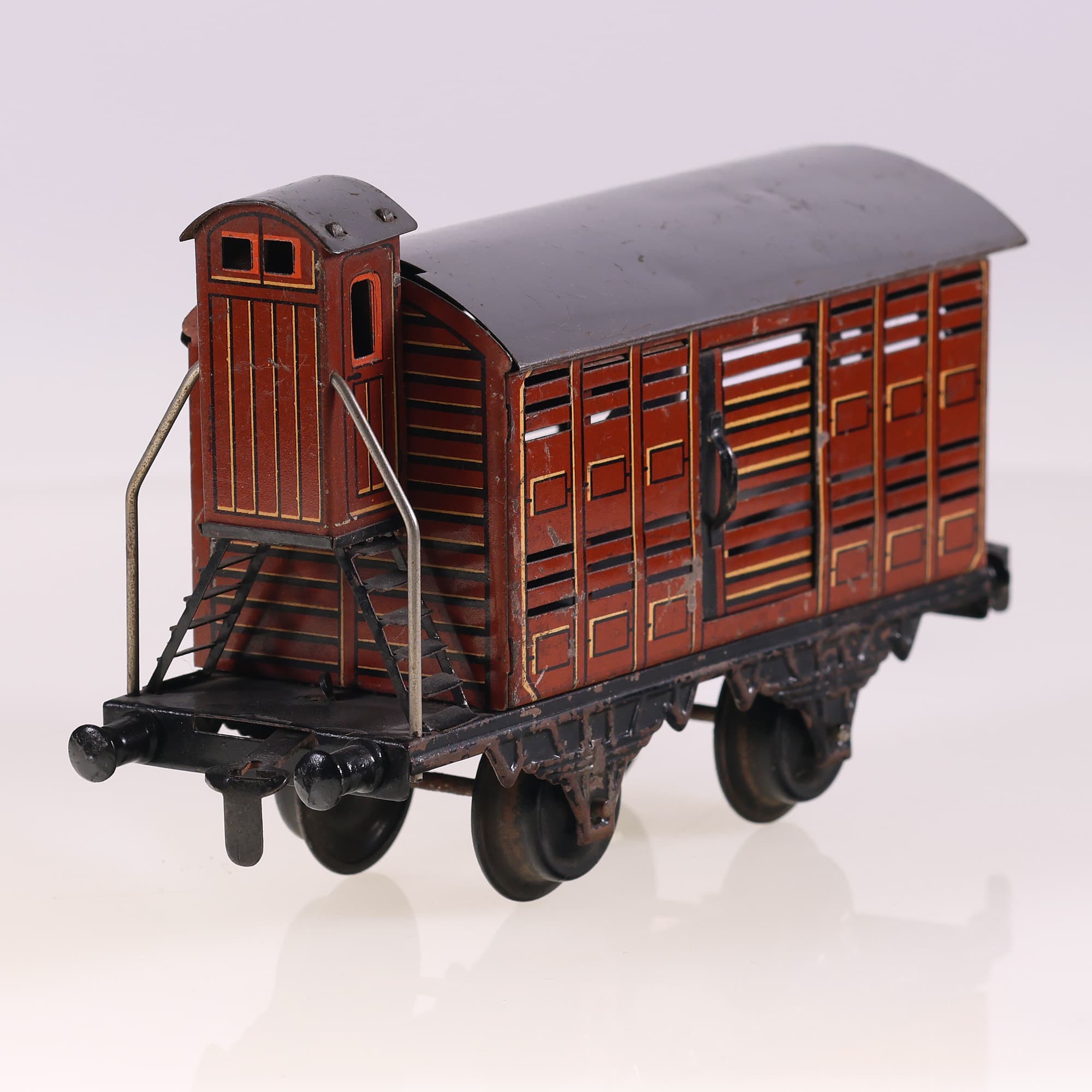 Märklin? wagon fourgon avec guérite O  — miniature 5