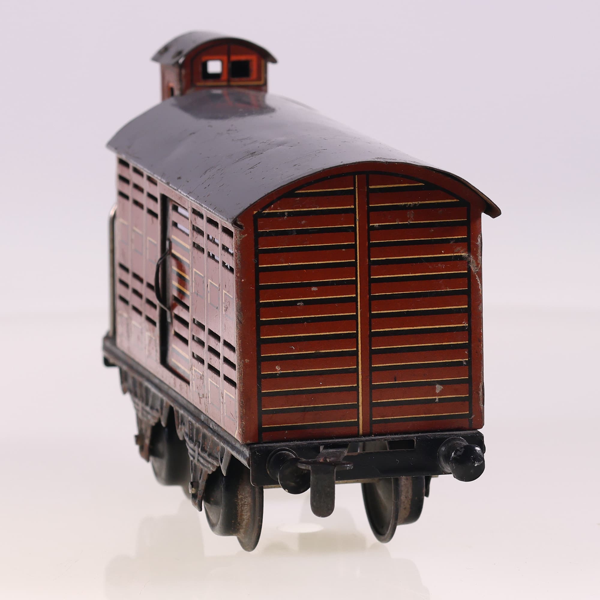 Märklin? wagon fourgon avec guérite O  — miniature 8