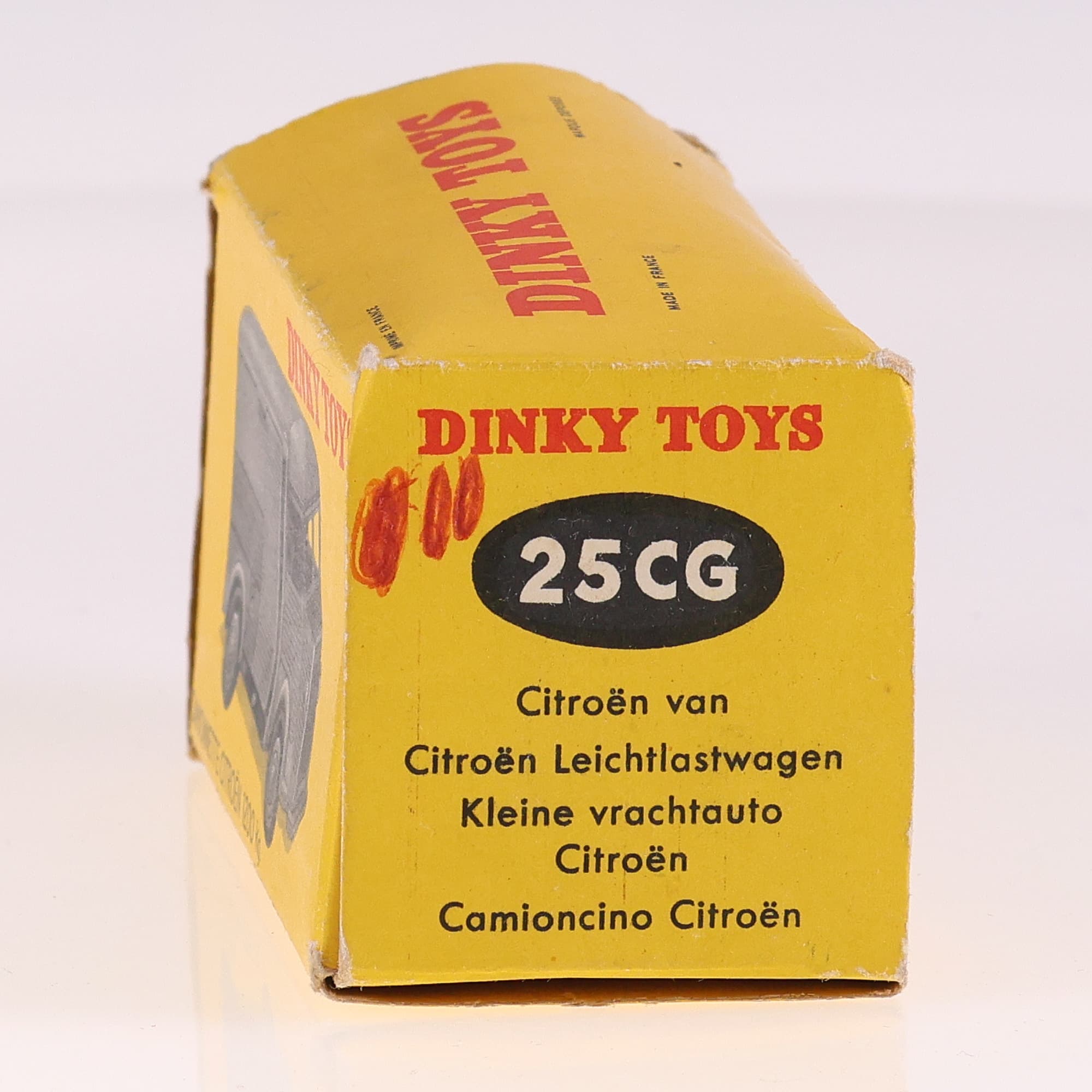 Dinky Toys 25CG Citroën Camionnette 1200 kg Gervais 1/43 boîte seule — miniature 3