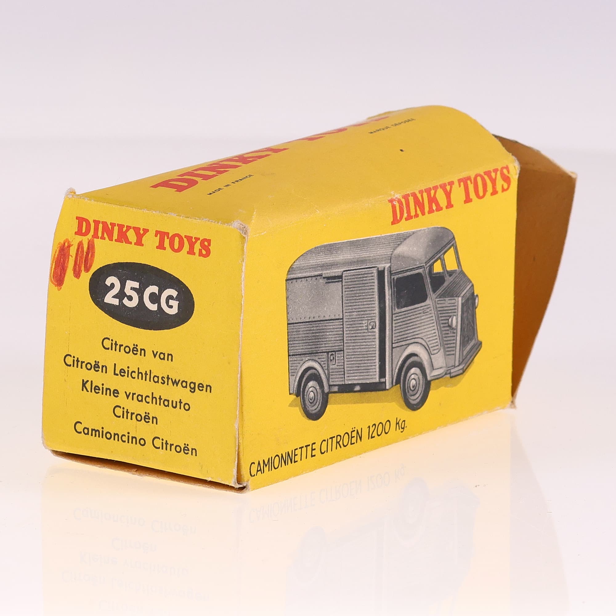 Dinky Toys 25CG Citroën Camionnette 1200 kg Gervais 1/43 boîte seule — miniature 4