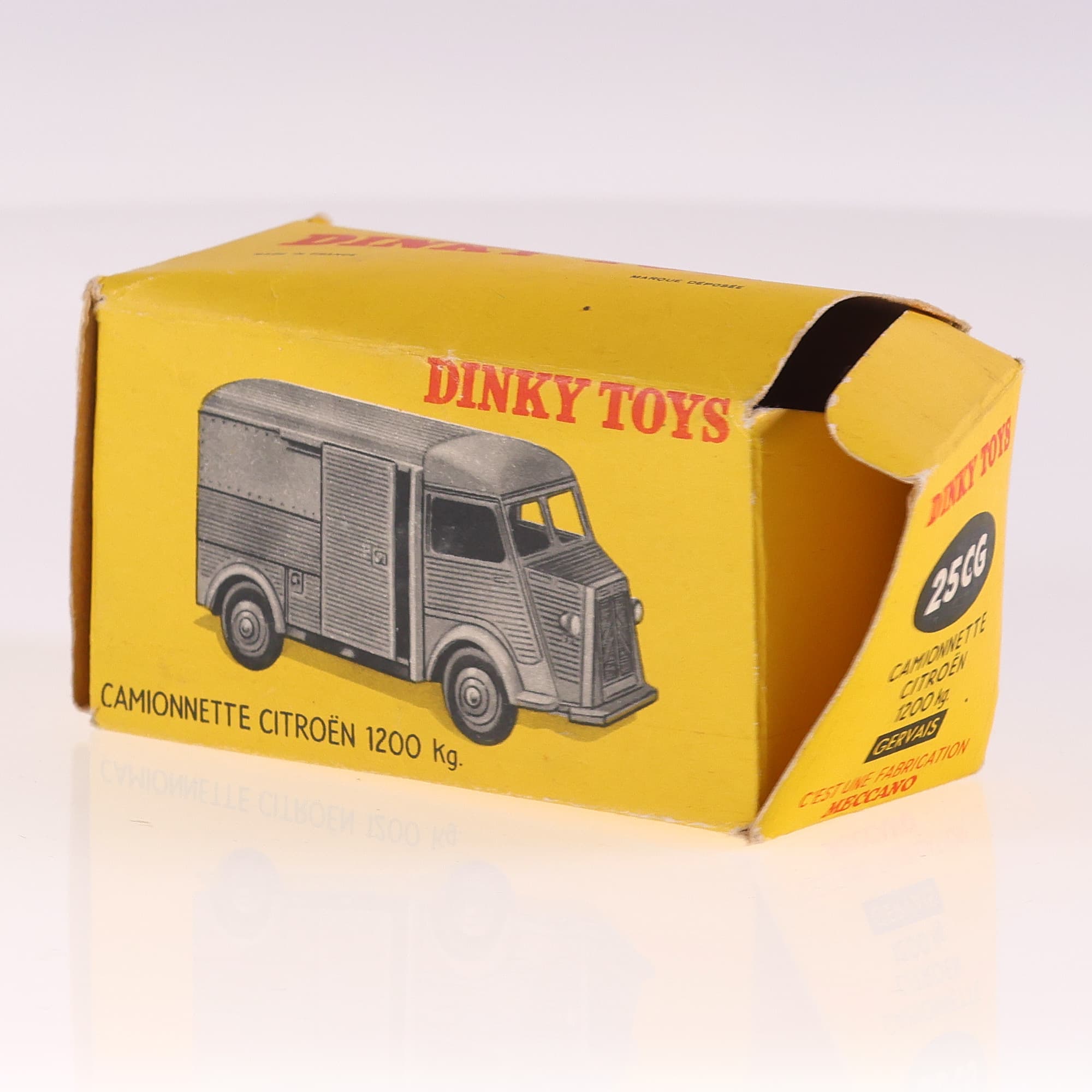 Dinky Toys 25CG Citroën Camionnette 1200 kg Gervais 1/43 boîte seule — miniature 6