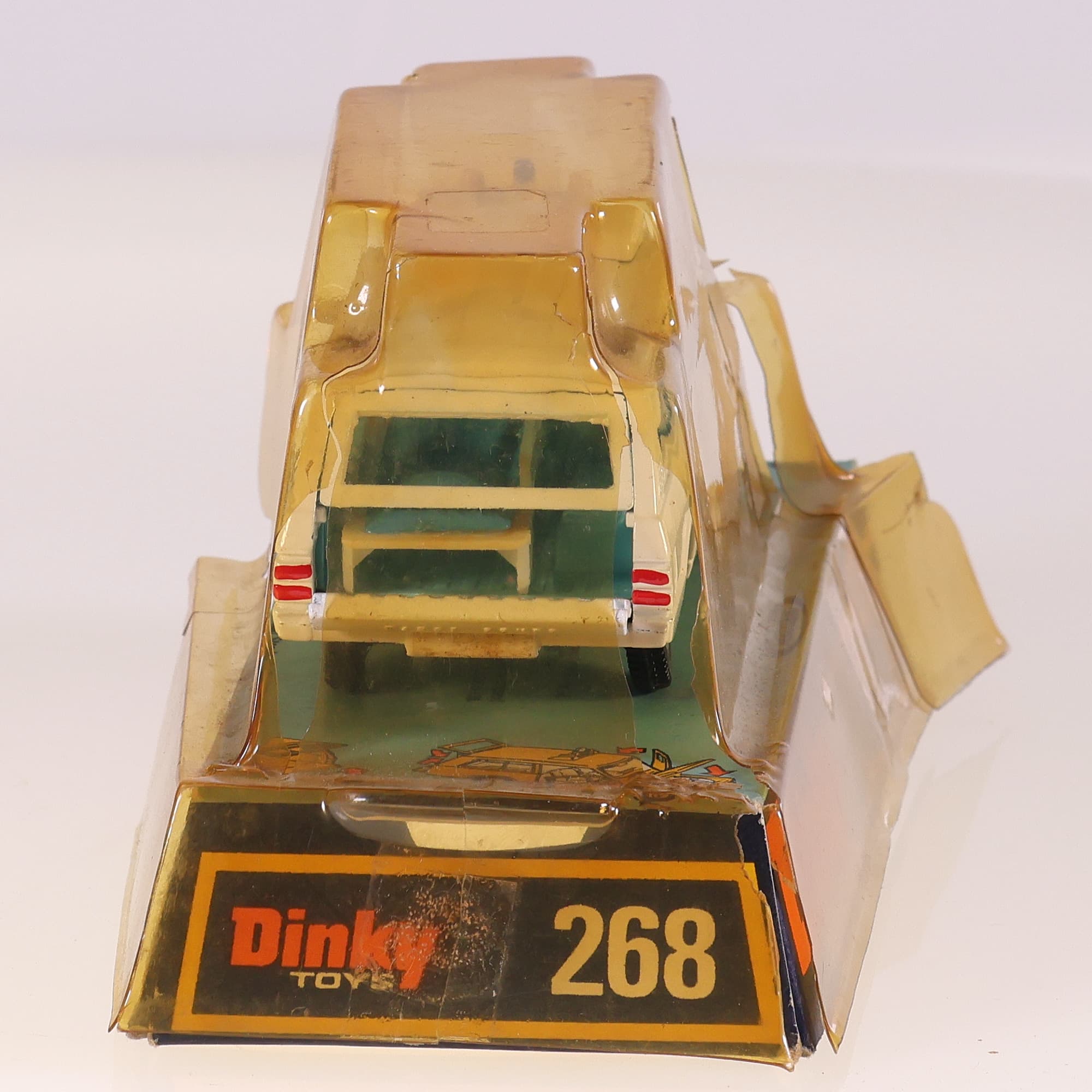 Dinky Toys 268 Range Rover Ambulance 1/43 Blanc Grade B avec boîte — miniature 11