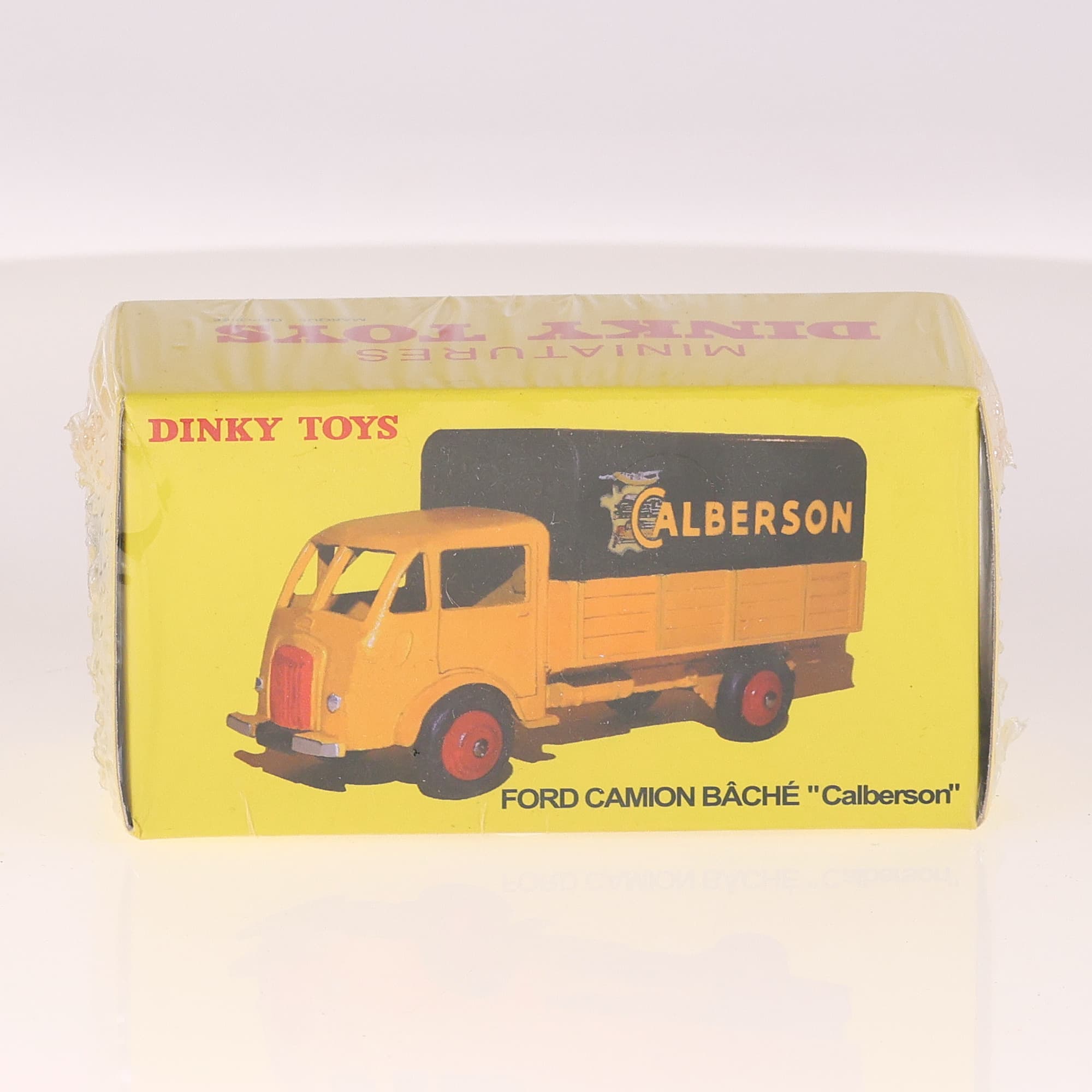 Atlas Dinky 25 JJ Ford Camion Bâché "Calberson" Version 1950 1/43 Bicolore avec 