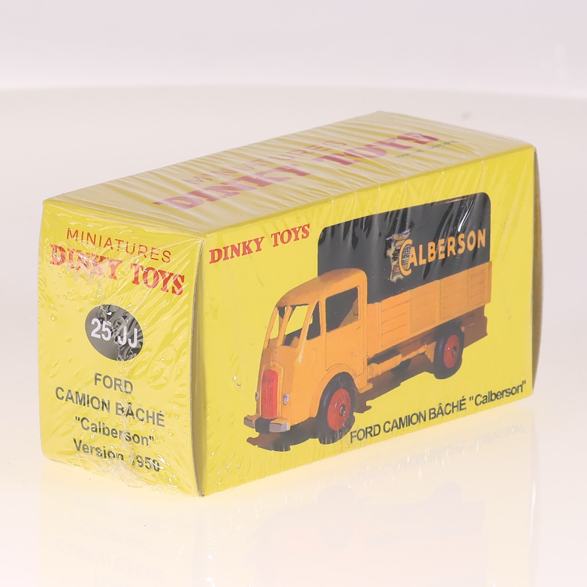 Atlas Dinky 25 JJ Ford Camion Bâché "Calberson" Version 1950 1/43 Bicolore avec  — miniature 4