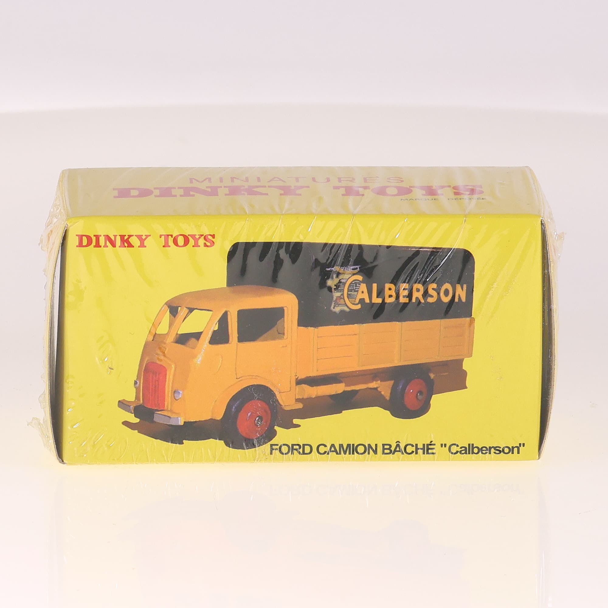 Atlas Dinky 25 JJ Ford Camion Bâché "Calberson" Version 1950 1/43 Bicolore avec  — miniature 5