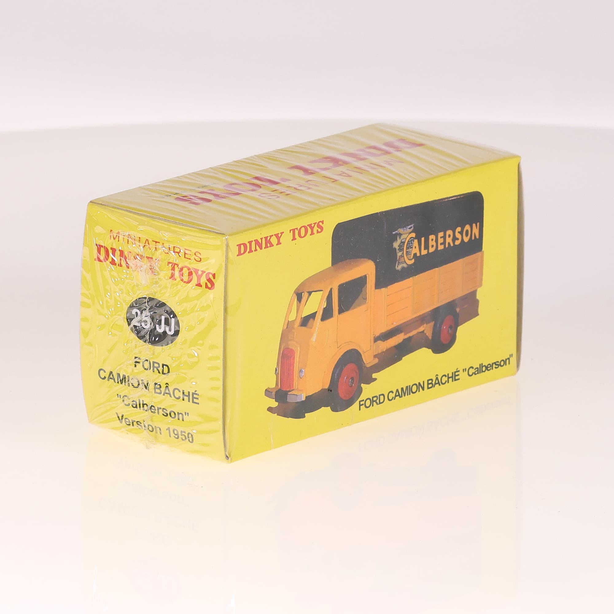 Atlas Dinky 25 JJ Ford Camion Bâché "Calberson" Version 1950 1/43 Bicolore avec  — miniature 8