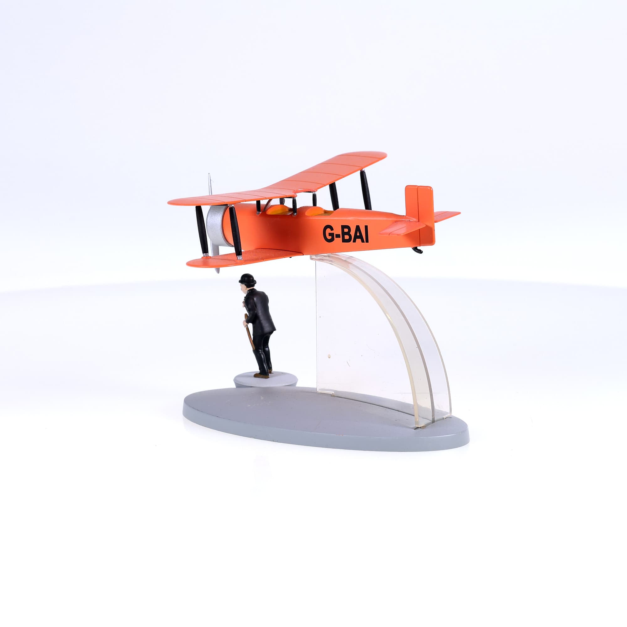 Moulinsart Tintin Le biplan d'acrobaties aériennes - L'Ile Noire 2014 1/60 — miniature 3