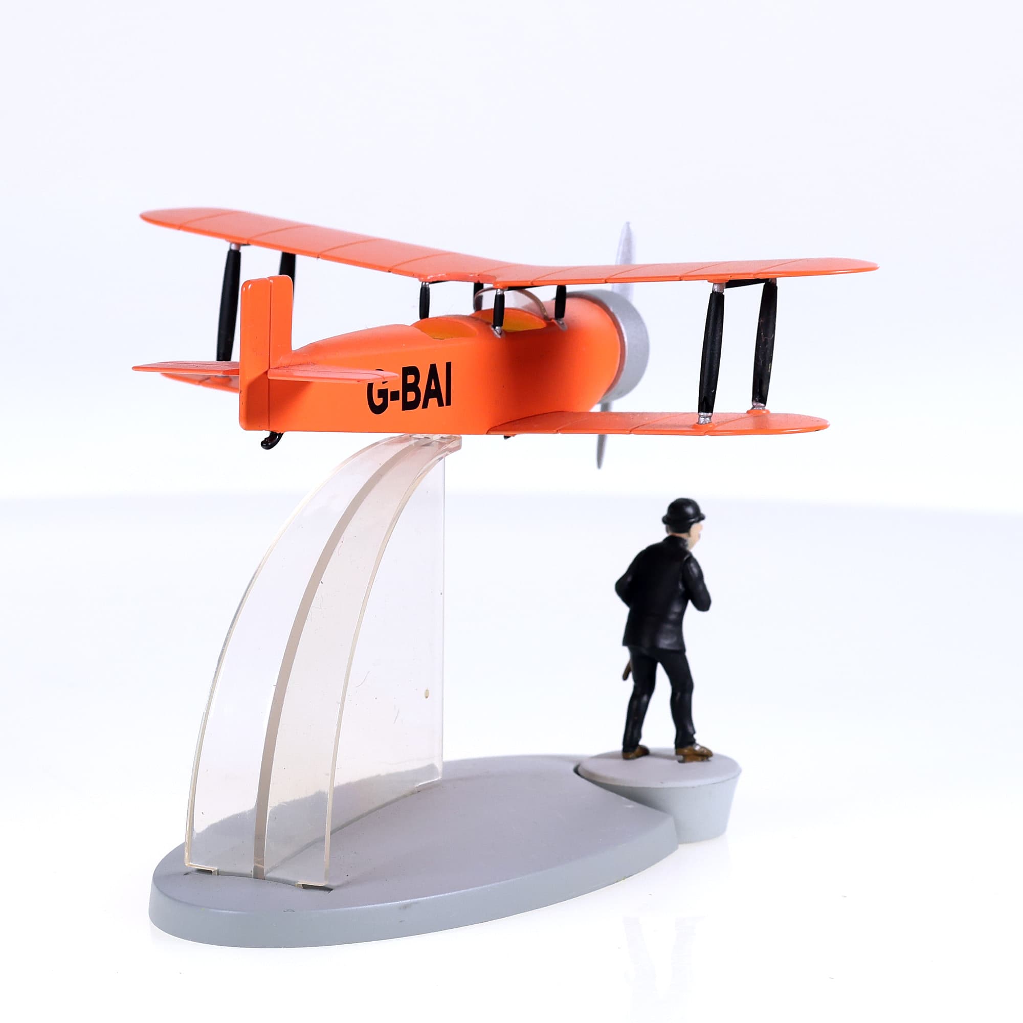 Moulinsart Tintin Le biplan d'acrobaties aériennes - L'Ile Noire 2014 1/60 — miniature 5