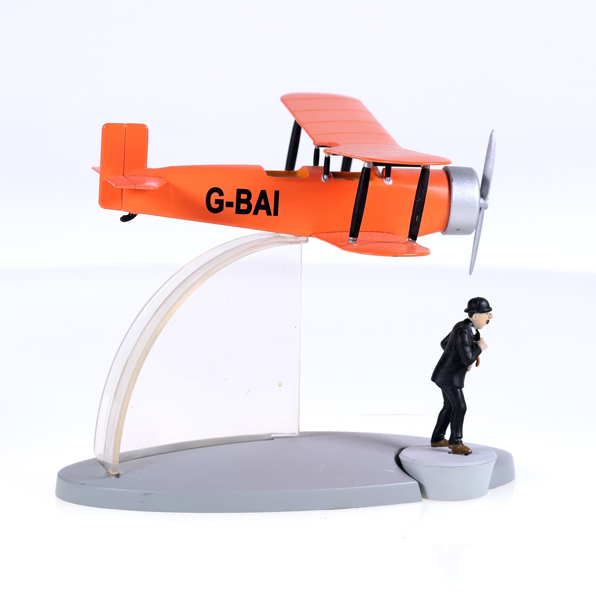 Moulinsart Tintin Le biplan d'acrobaties aériennes - L'Ile Noire 2014 1/60 — miniature 6