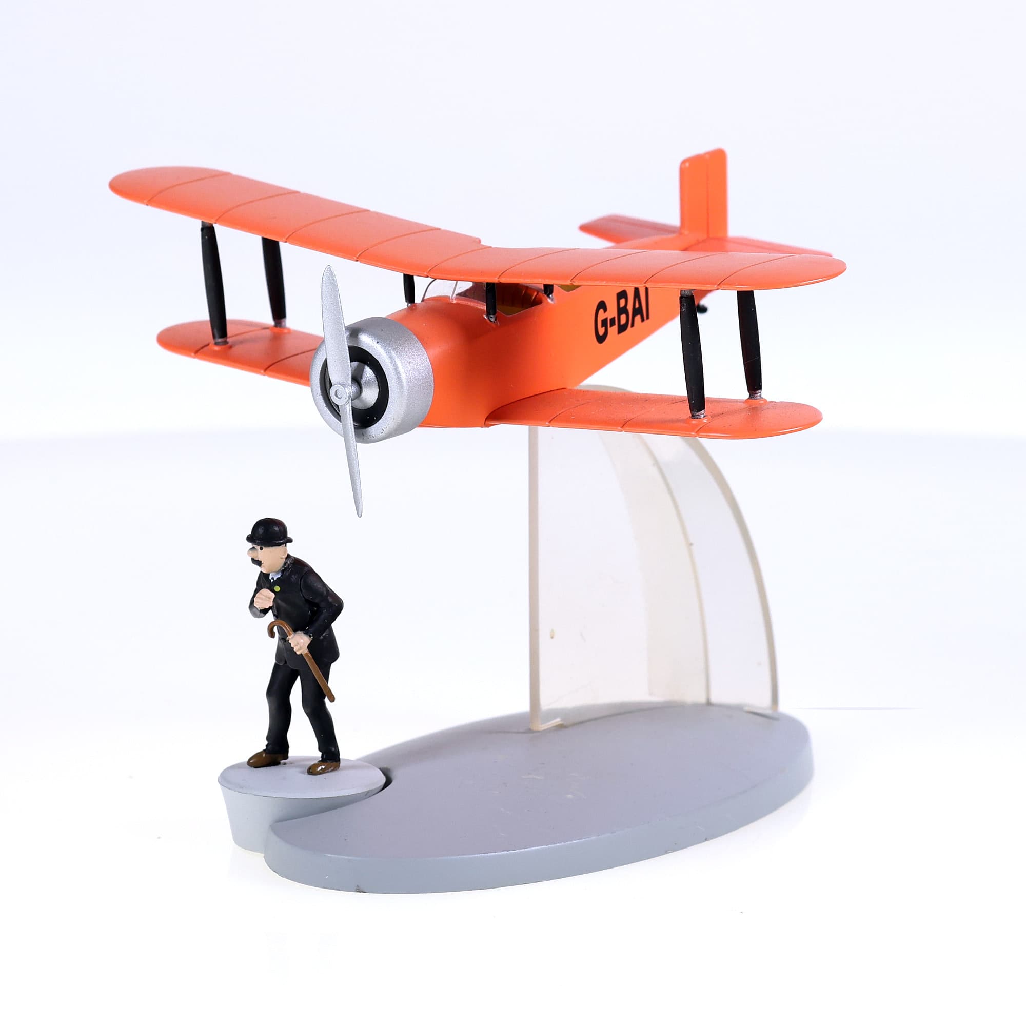 Moulinsart Tintin Le biplan d'acrobaties aériennes - L'Ile Noire 2014 1/60 — miniature 9