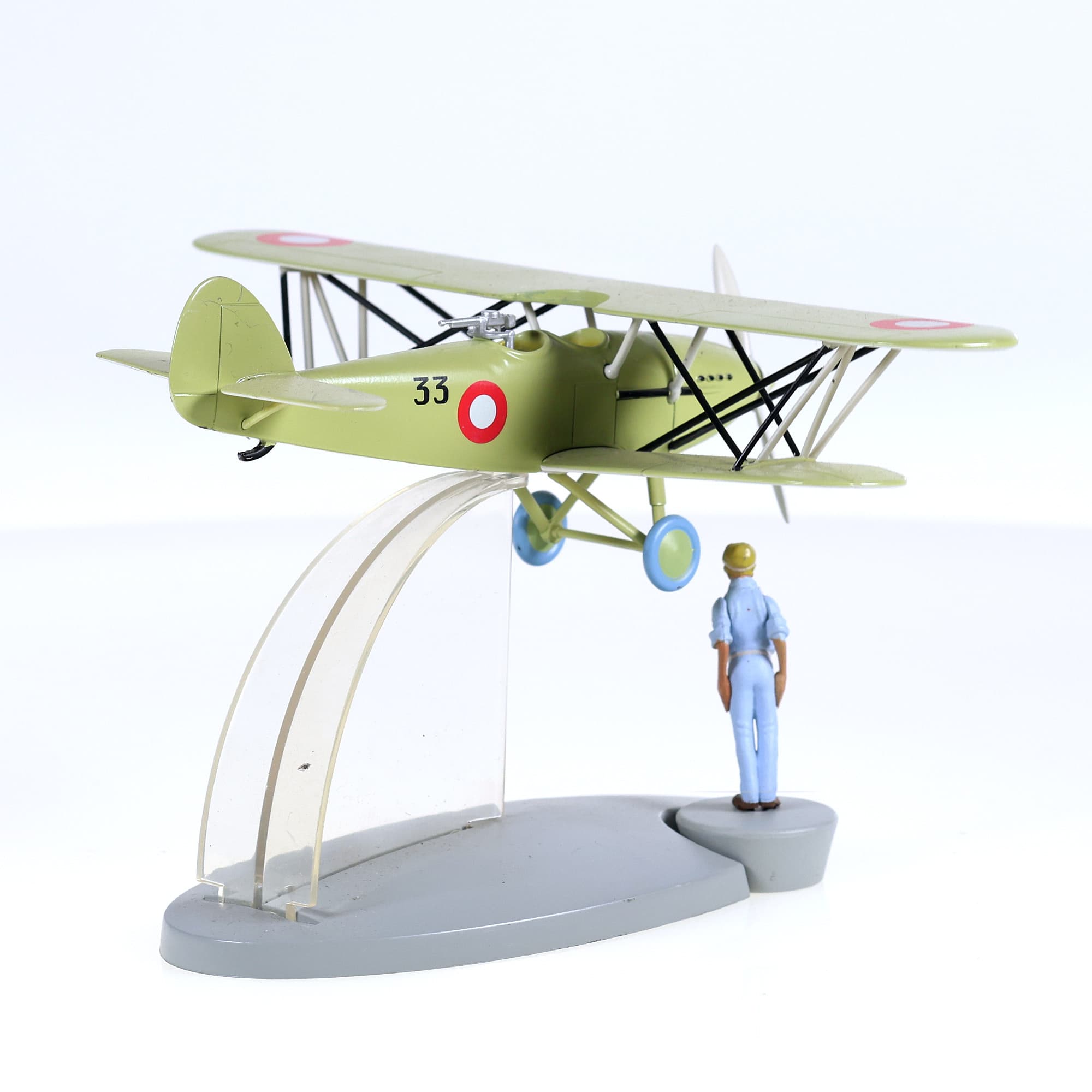 Hachette En Avion Tintin - L'avion de chasse arabe - Les Cigares du Pharaon — miniature 3