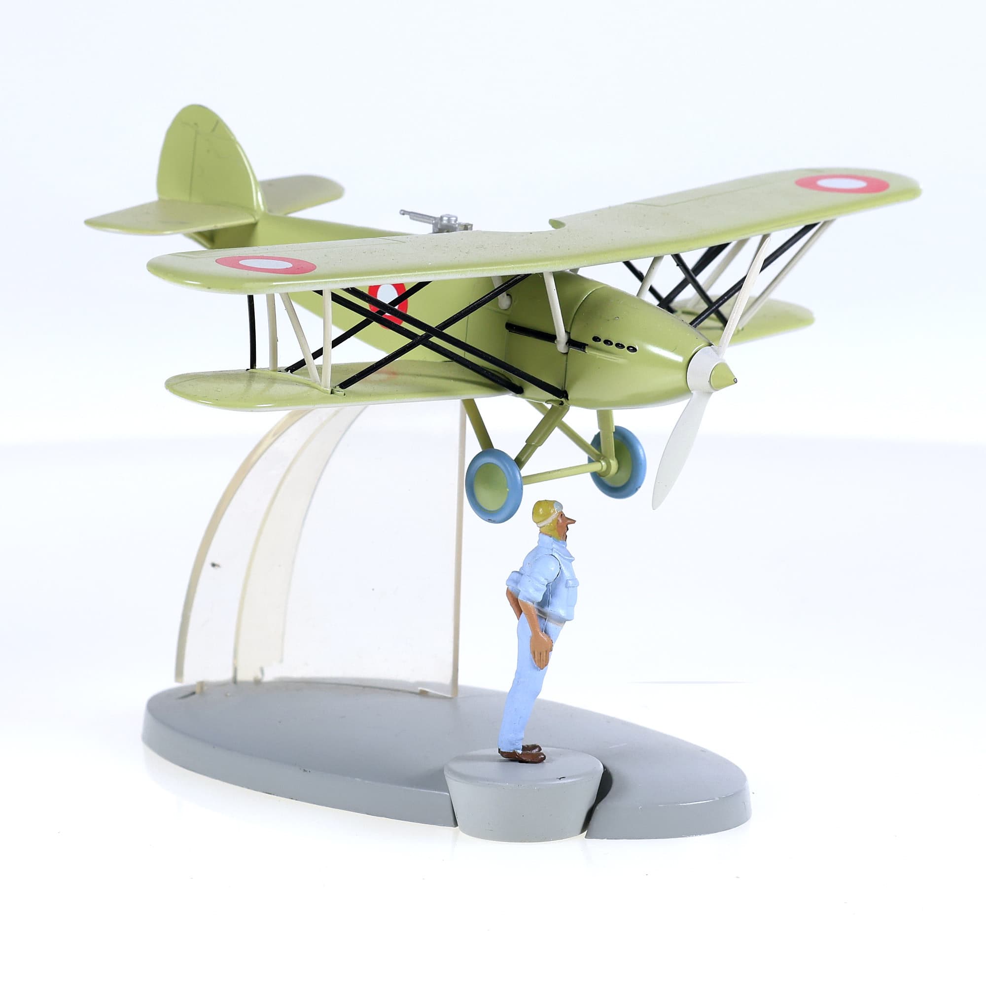 Hachette En Avion Tintin - L'avion de chasse arabe - Les Cigares du Pharaon — miniature 4