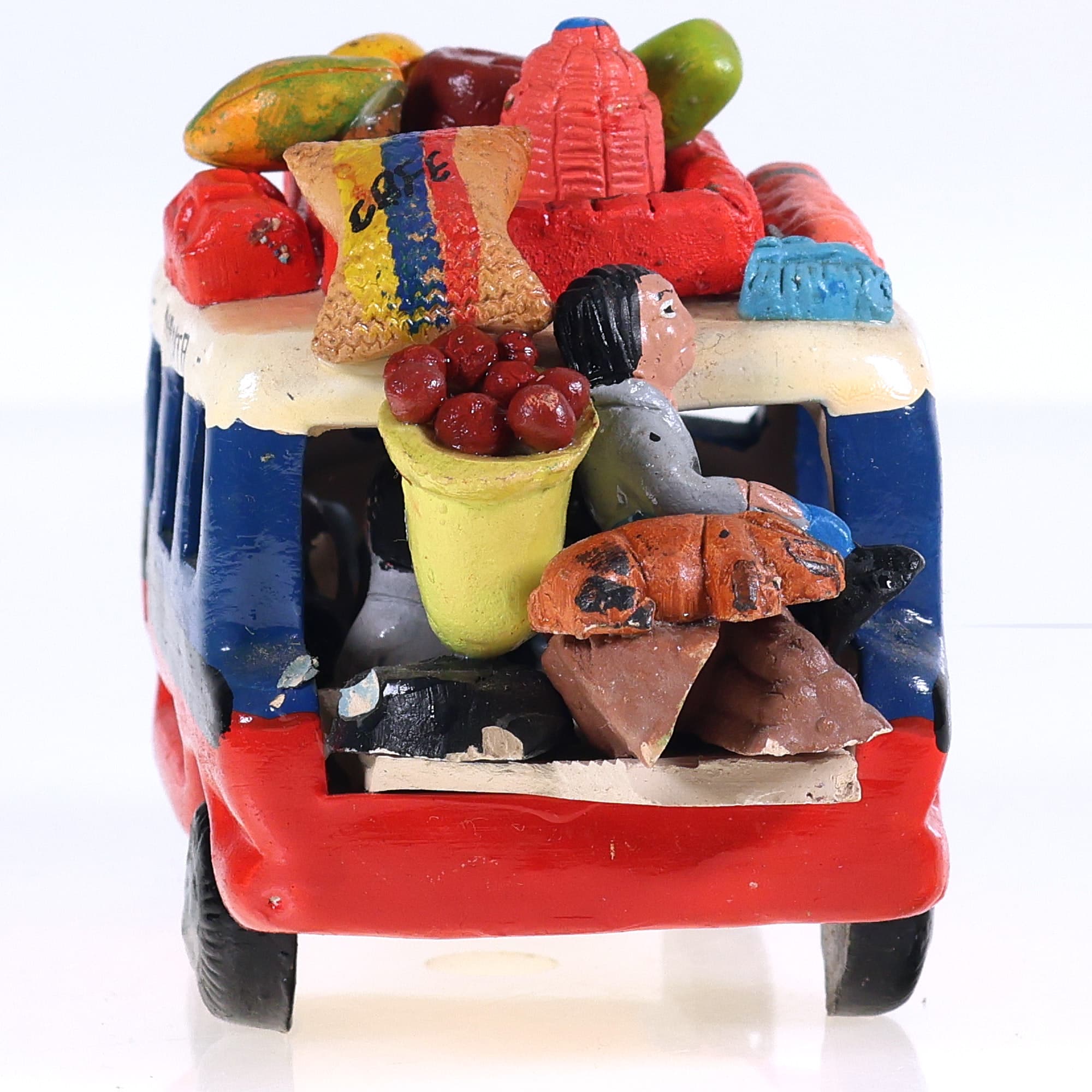 artisanat Bolivie La Uva 13 cm Bicolore Grade B — miniature 4
