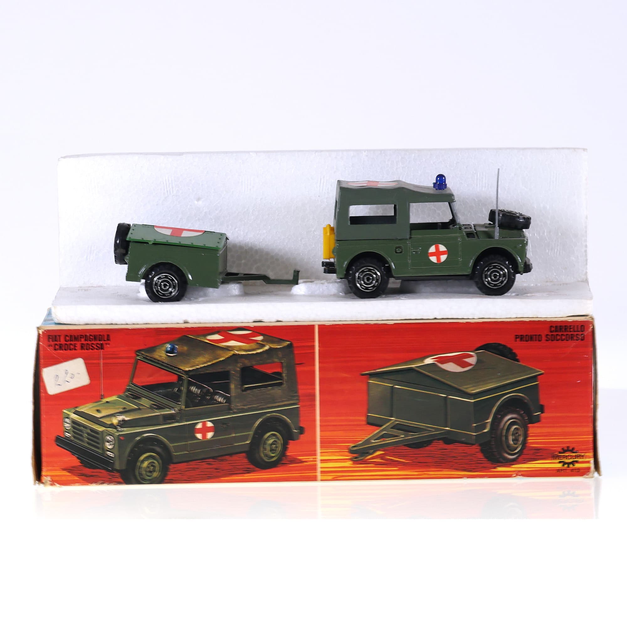 Mercury 413 Fiat Campagnola Croix rouge 1/43 avec boîte série Duplex — miniature 3