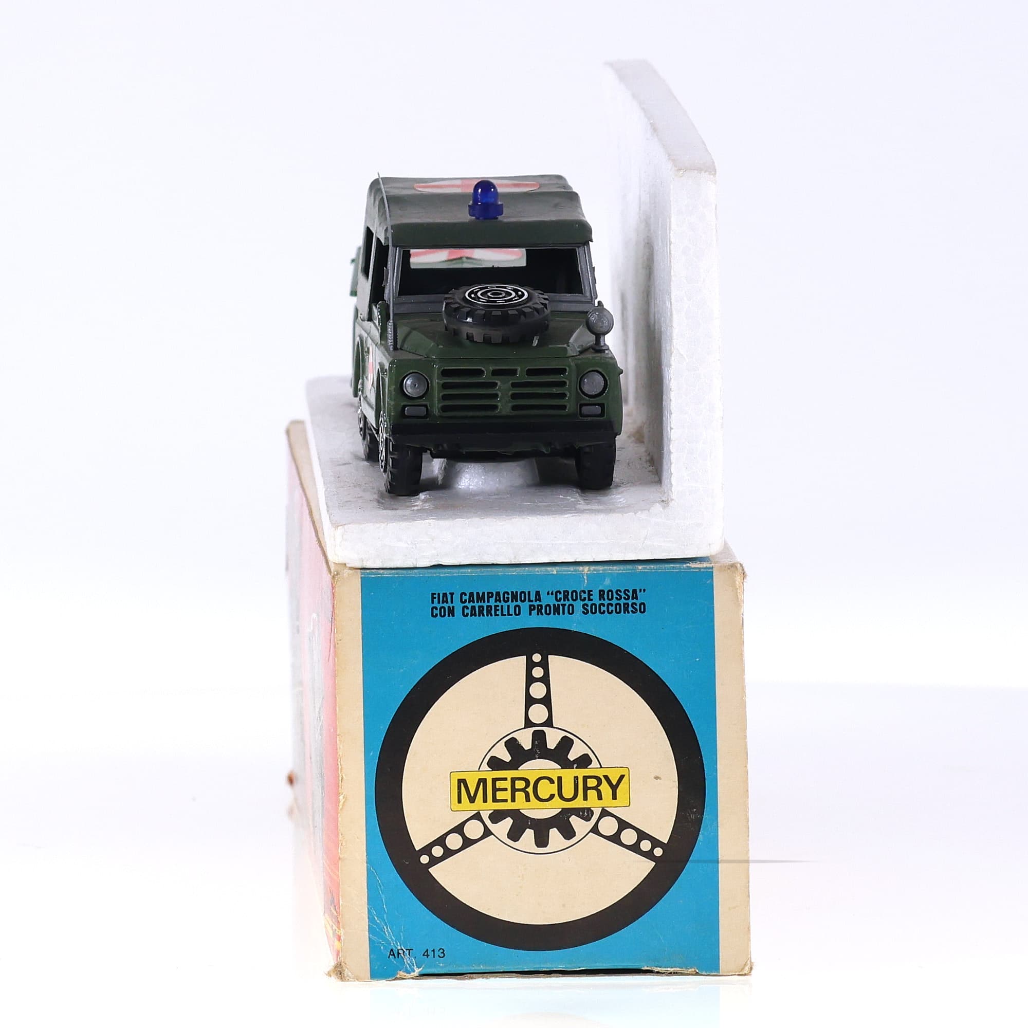 Mercury 413 Fiat Campagnola Croix rouge 1/43 avec boîte série Duplex — miniature 5